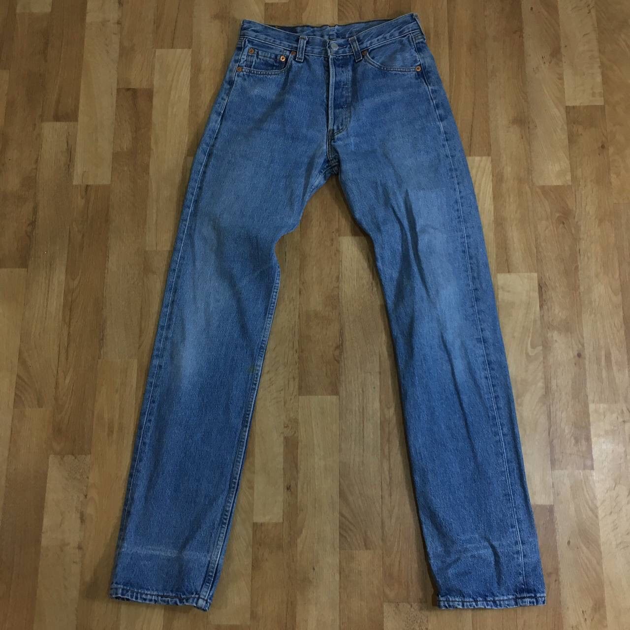 Jean Levi's Vintage Clothing 684 'Bell Bottom' - Taille W28 L32, Orange Tab - Neuf Sans étiquette