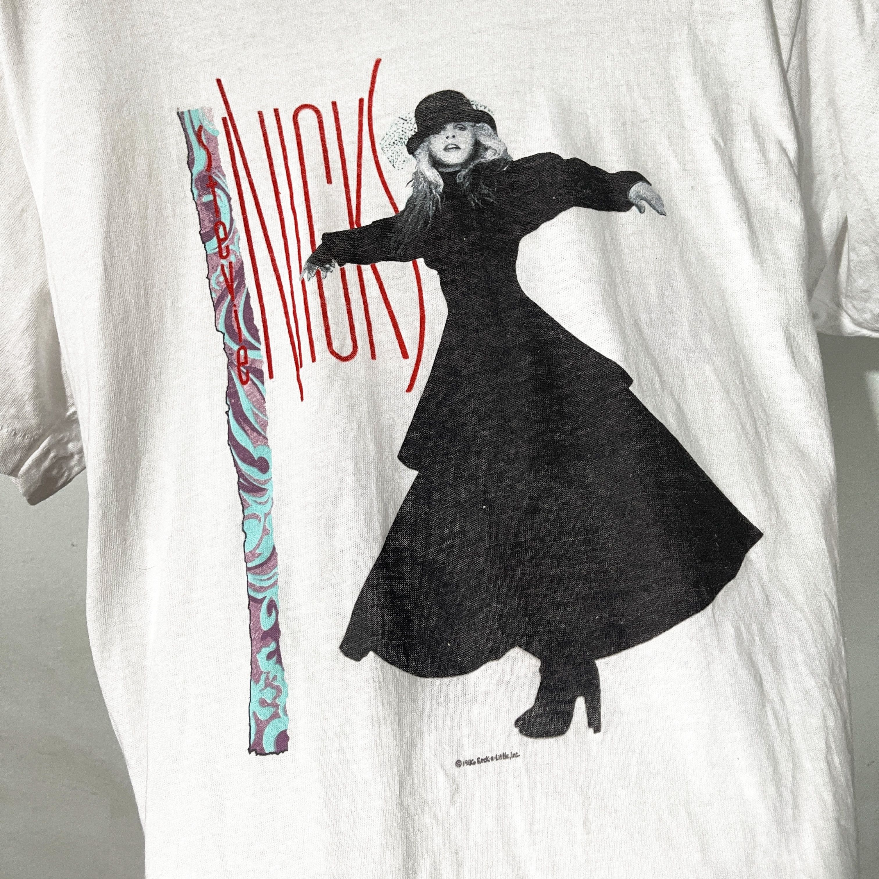 Band Tees Vintage 1986 Stevie Nicks T-Shirt Size US S / EU 44-46 / 1 - 2 Thumbnail