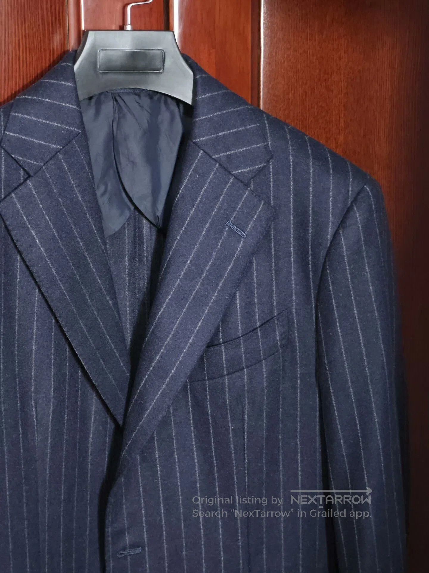 Ermenegildo Zegna Custom Zegna Flannel Suit Jacket. Size US M / EU 48-50 / 2 - 2 Thumbnail
