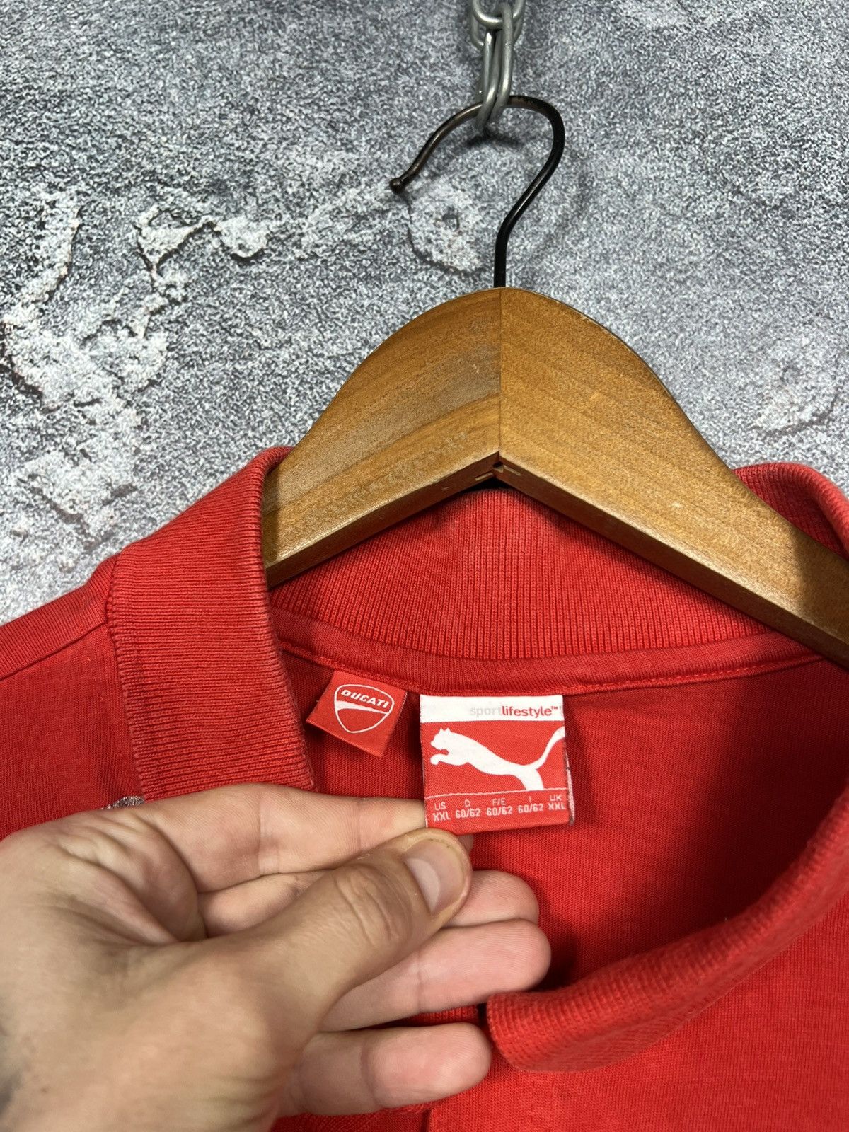 Puma Vintage Puma x Ducati Racing Polo T-shirt Jersey Size XXL Size US XXL / EU 58 / 5 - 12 Thumbnail