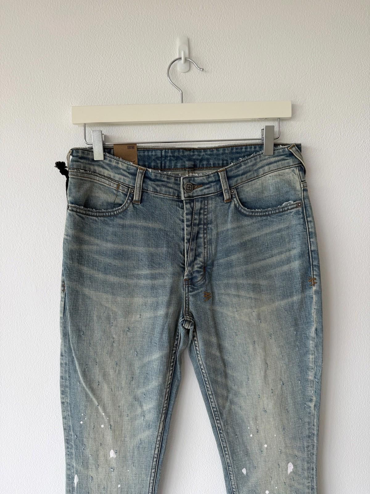 Ksubi new Ksubi mens jeans van winkle splatter distress blue 32 Size US 32 / EU 48 - 2 Thumbnail