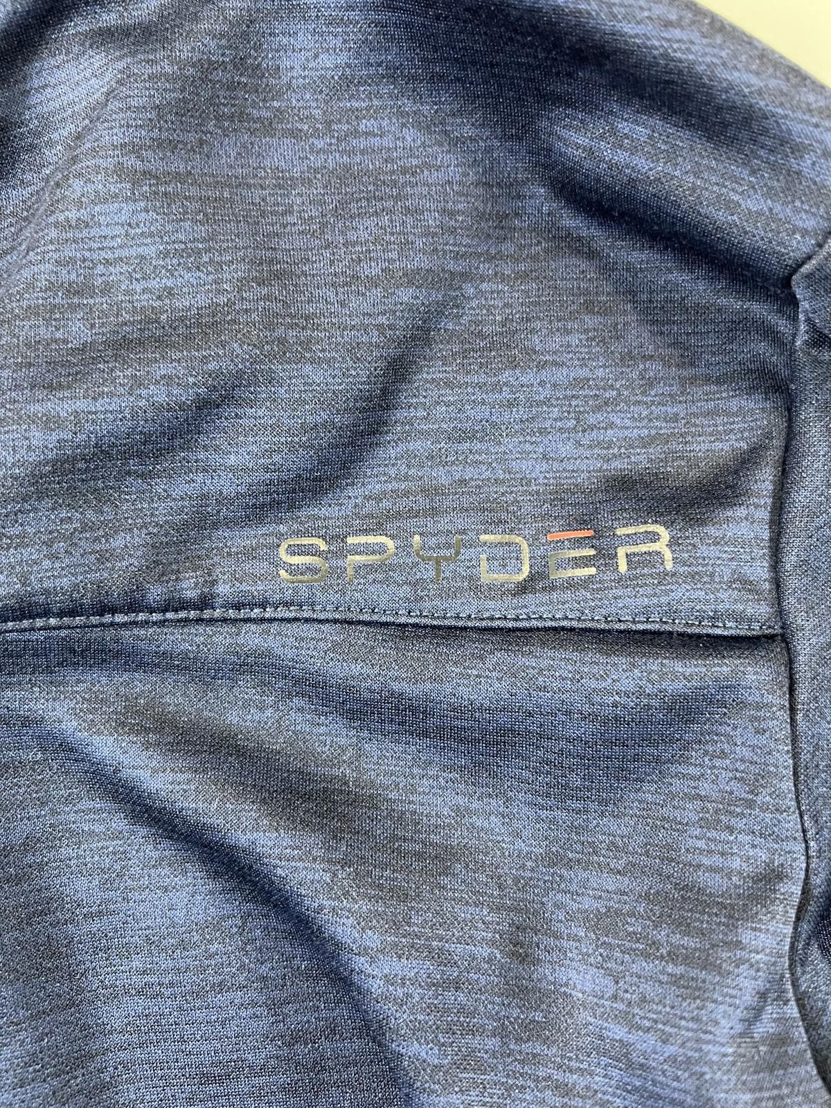 Spyder Spyder Men's Navy Blue Full-Zip Hoodie with Hood S Size US S / EU 44-46 / 1 - 9 Thumbnail