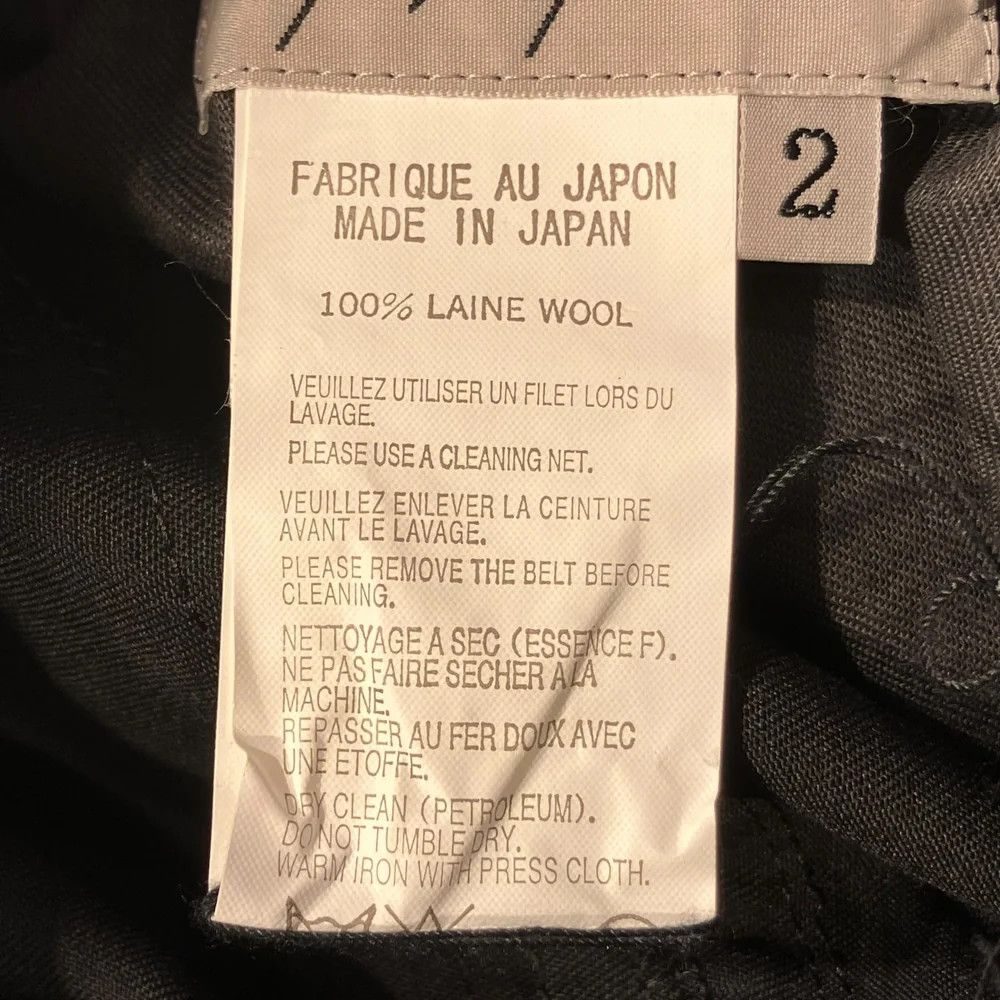 Yohji Yamamoto YOHJI YAMAMOTO/FR-P03-100 Roll-up Pants Size US 29 - 6 Thumbnail