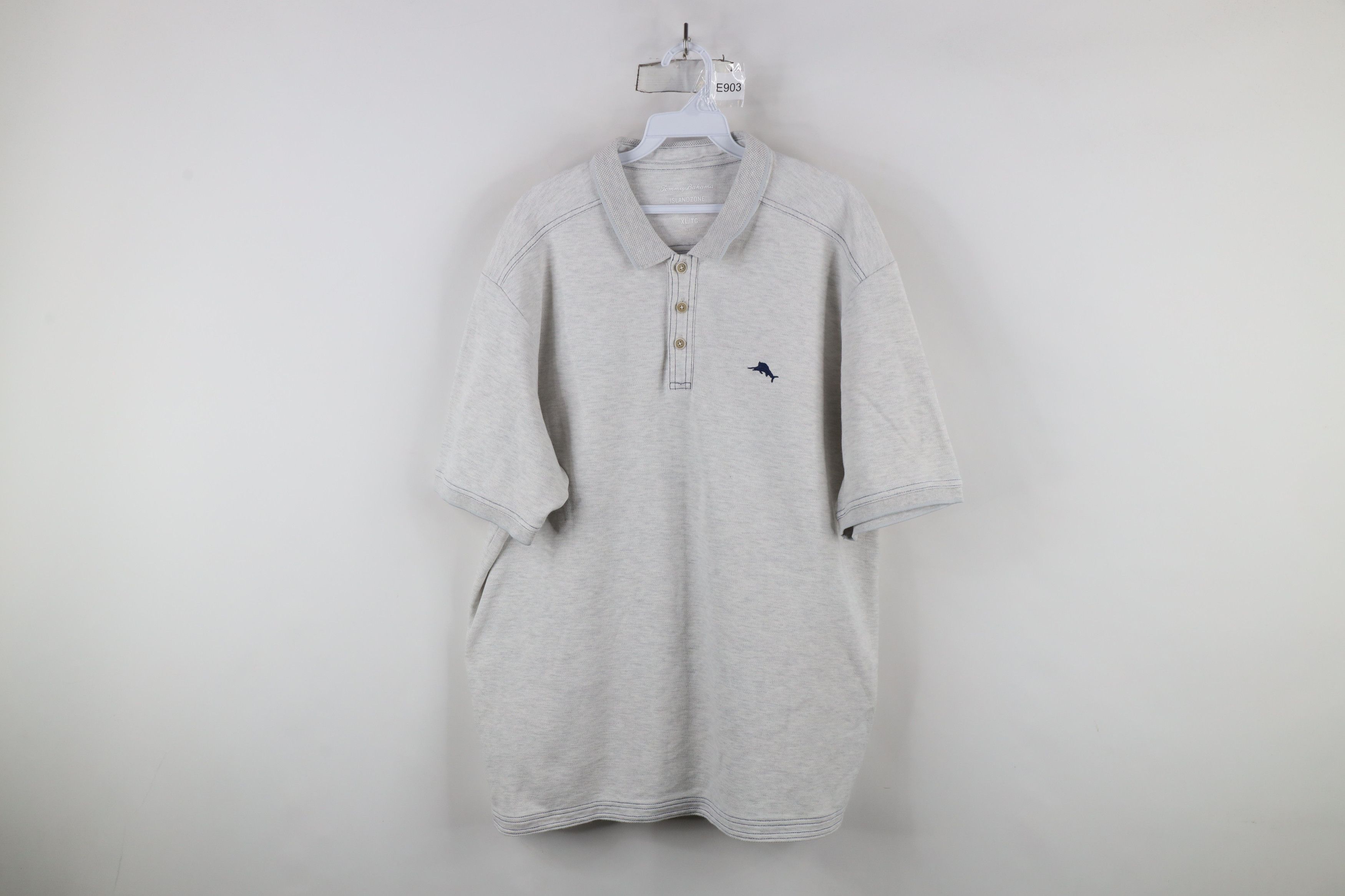 Tommy Bahama × Vintage Tommy Bahama Supima Cotton Knit Marlin Logo Golf Polo Shirt Size US XL / EU 56 / 4 - 1 Thumbnail