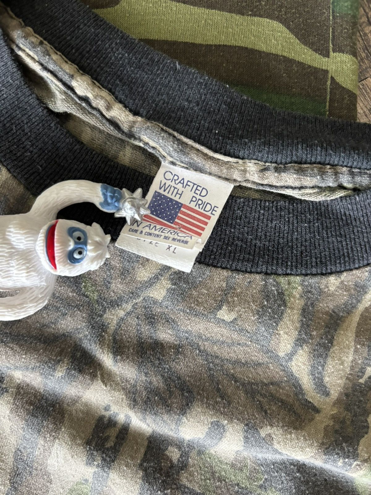 Vintage 90s Camo Vintage Single Stitch Pocket Tee Medium Size US M / EU 48-50 / 2 - 6 Thumbnail