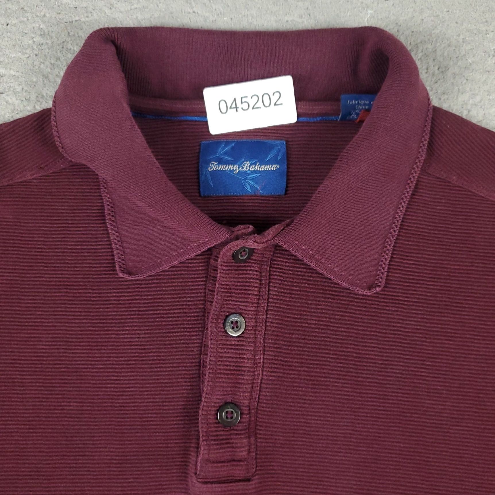 Tommy Bahama Tommy Bahama Polo Shirt Adult XL Purple Long Sleeve Casual Mens Size US XL / EU 56 / 4 - 2 Thumbnail