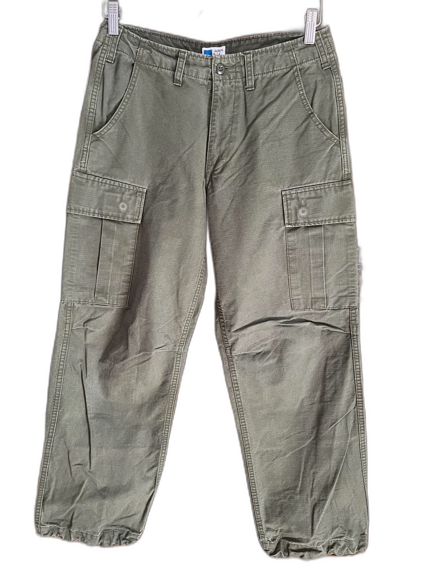 Japan Blue Jeans Japan Blue Jeans 1970s Military Cargo Pants Size US 30 / EU 46 - 1 Thumbnail