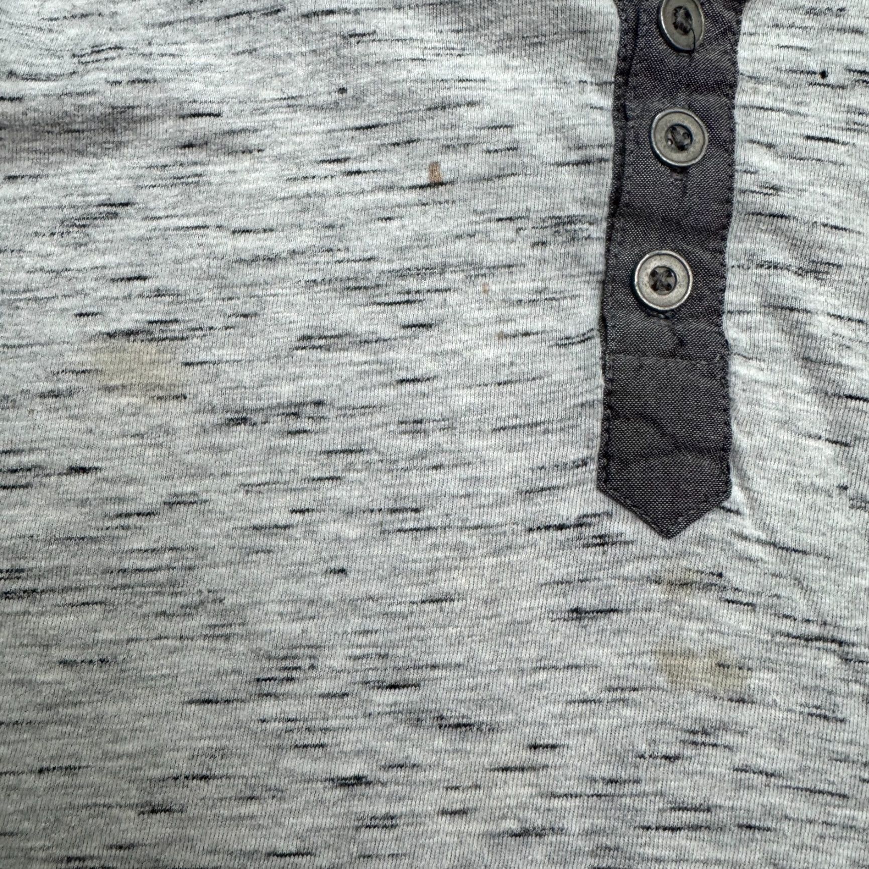Hudson Hudson Barrow Hoodie Shirt Mens Large Heather Gray Long Sleeve Cotton Size US L / EU 52-54 / 3 - 7 Thumbnail