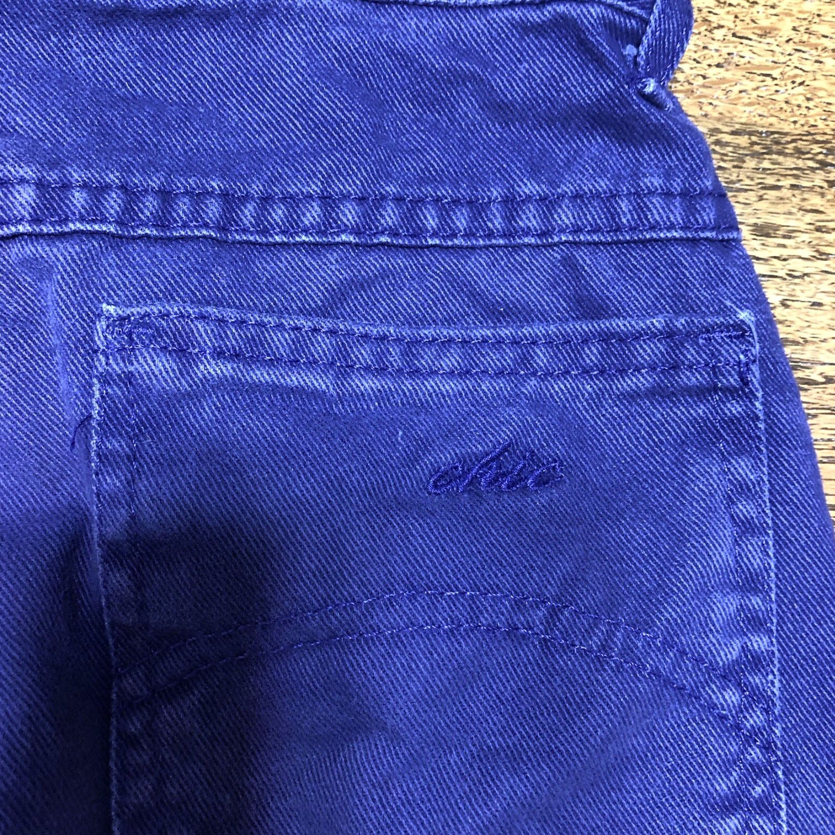 Vintage VINTAGE CHIC Jeans Womens Tapered 9 24X33 Purple Denim USA Western Jeans 90s Mens? Wait Size 30" / US 8 / IT 44 - 4 Thumbnail