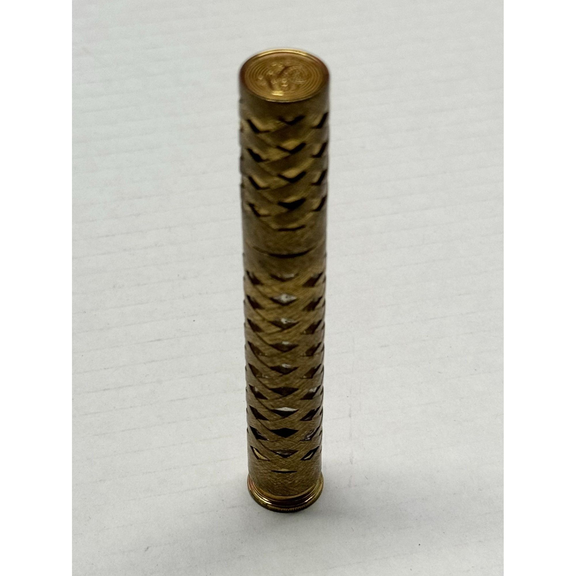 Vintage Vintage WOODHUE by FABERGE Fabergette Brass Glass Roll-On Pe Size ONE SIZE - 4 Thumbnail