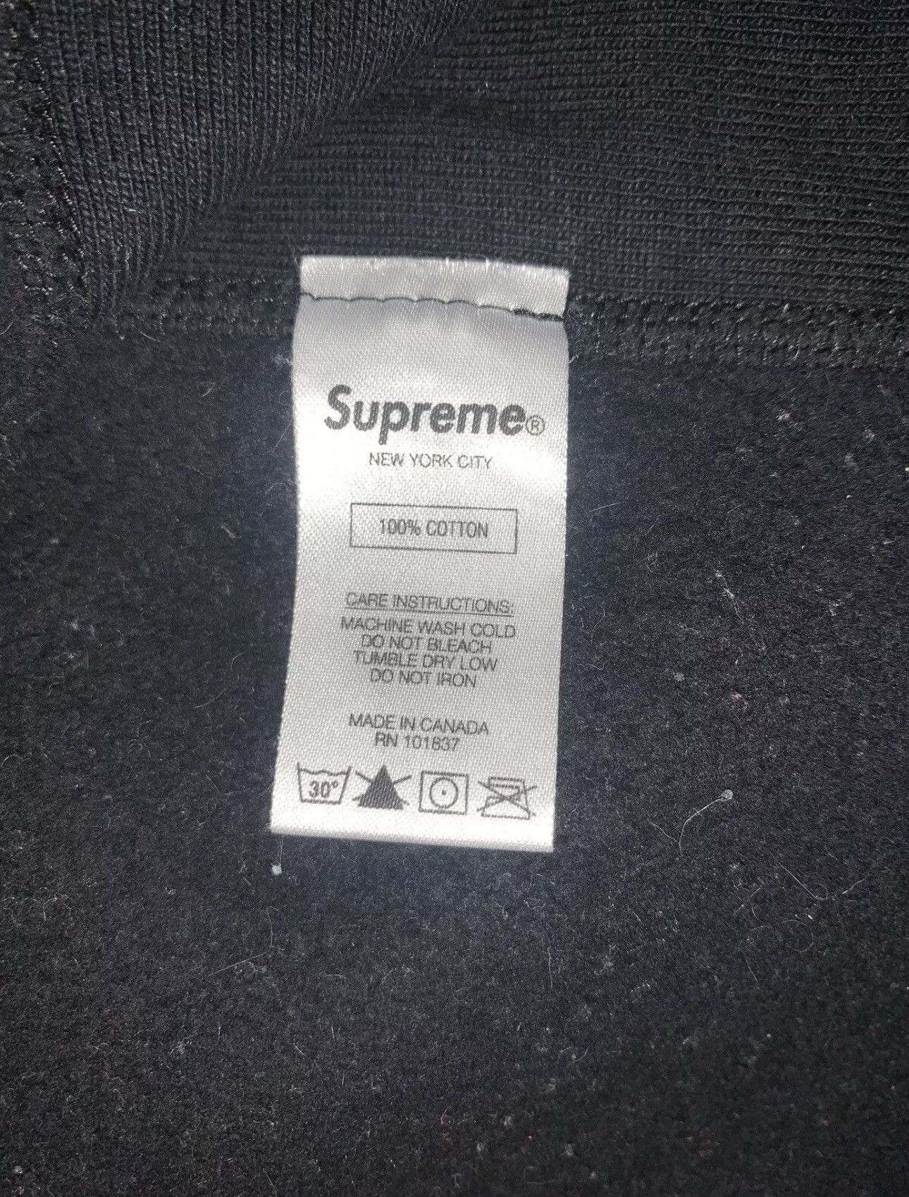 Supreme Supreme Black Crewneck FW18 Size M Size US M / EU 48-50 / 2 - 7 Thumbnail