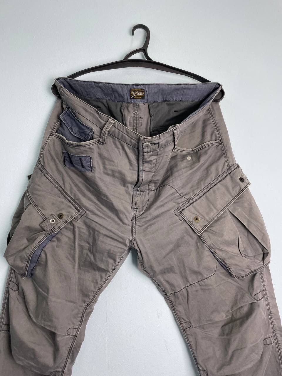 G-Star × Vintage Vintage G Star Raw cargo pants multi pocket Size US 33 - 5 Thumbnail