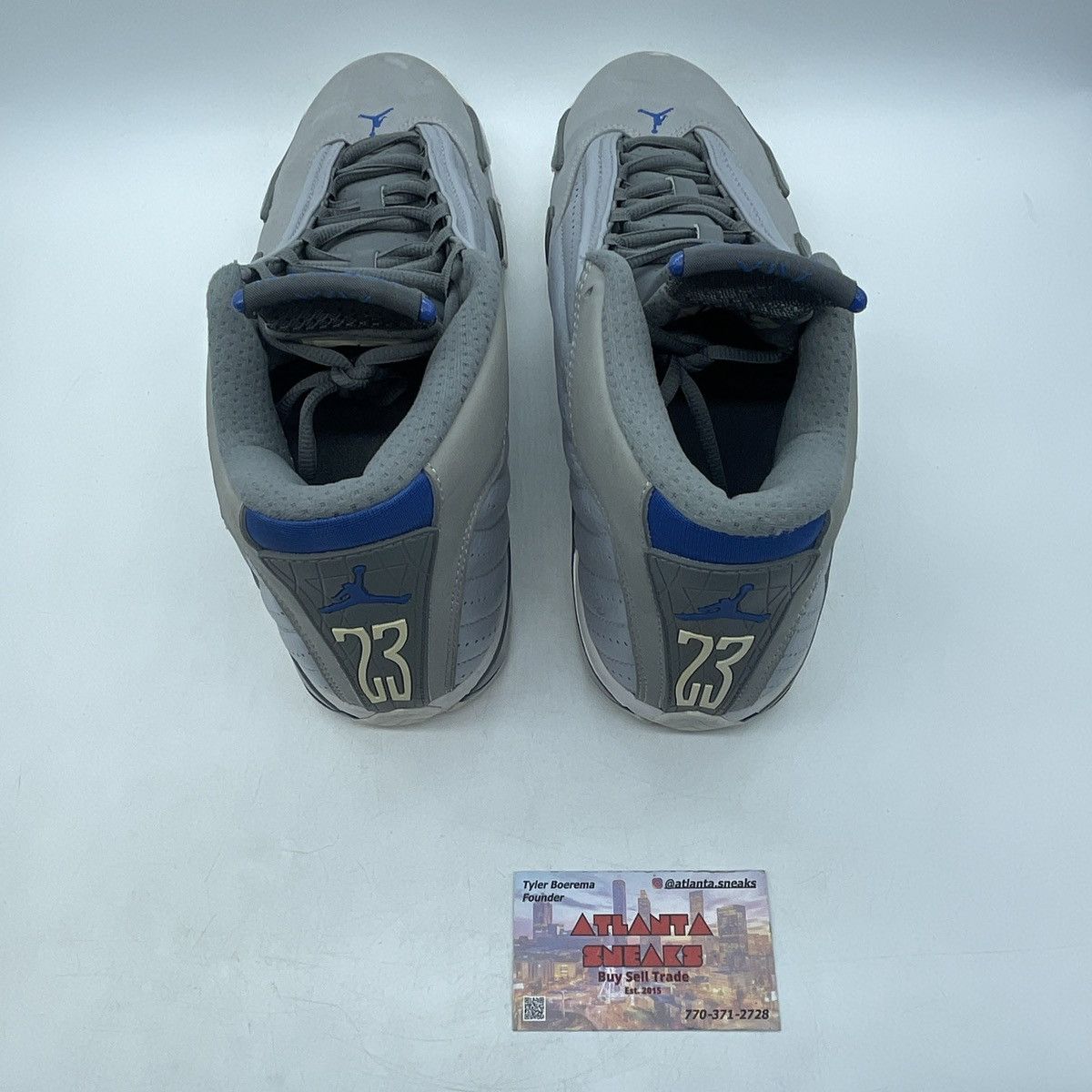 Jordan Brand Air Jordan 14 wolf grey Size US 10.5 / EU 43-44 - 6 Thumbnail