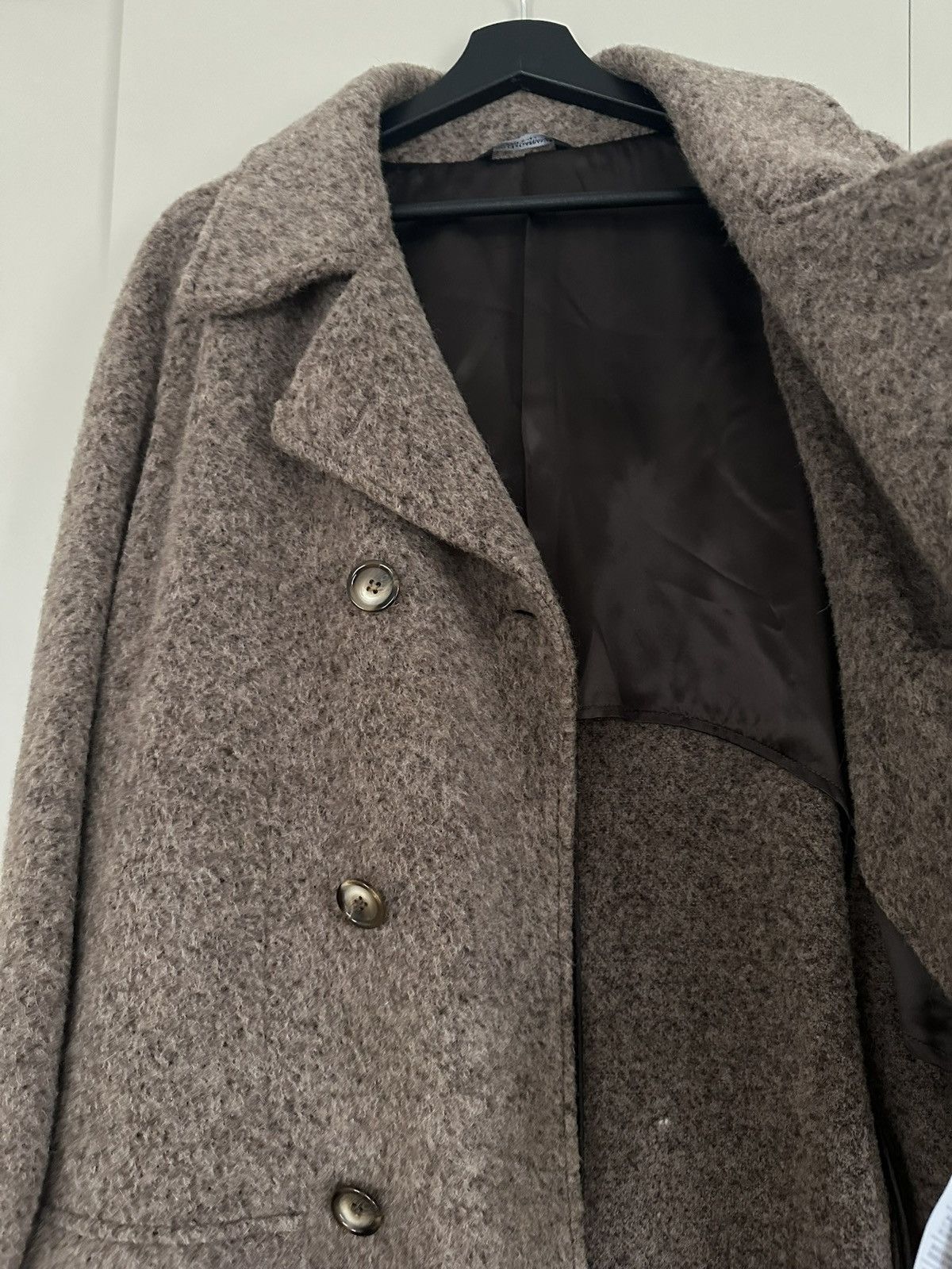 Dolce & Gabbana DOLCE & GABBANA Double Breasted Alpaca Wool Blend Coat Size US M / EU 48-50 / 2 - 8 Thumbnail