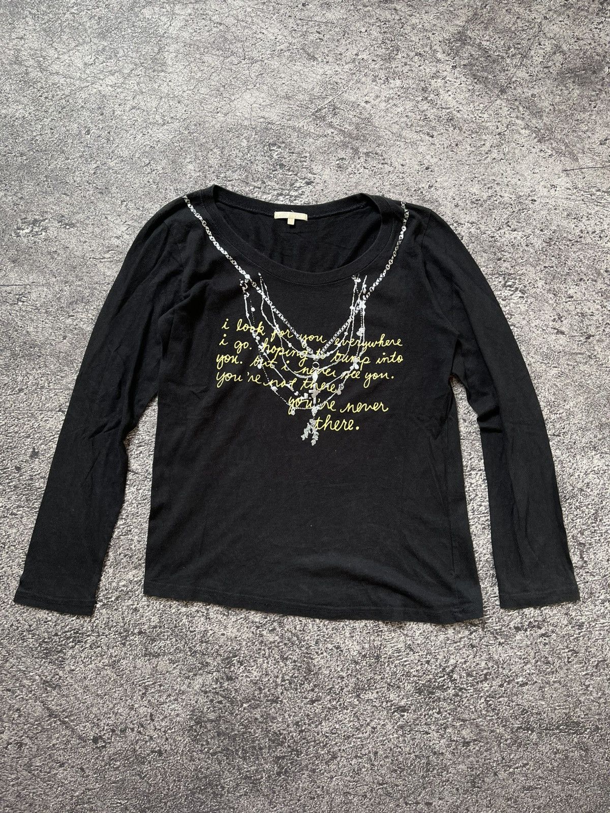 Japanese Brand Y2K Necklace art ifsixwasnine longsleeve Size US M / EU 48-50 / 2 - 1 Thumbnail
