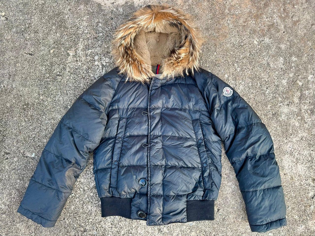 Moncler Fur Hood Goose Down Winter Puffer Jacket