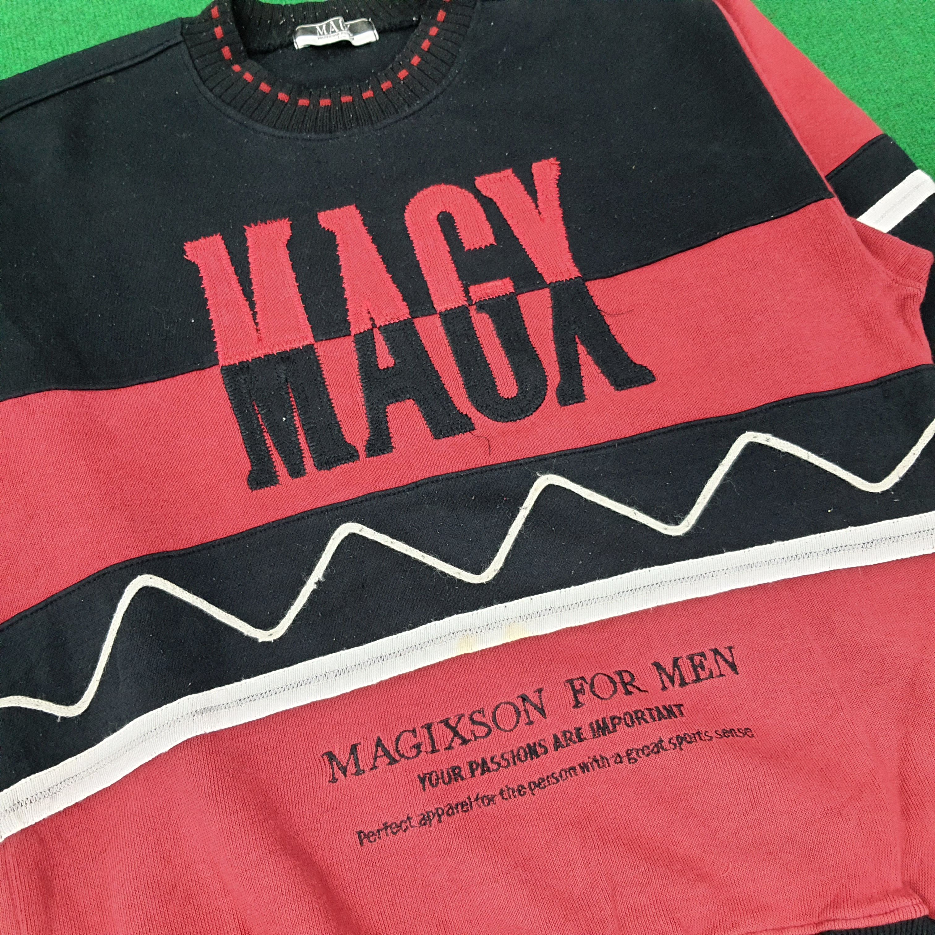 Vintage Vintage Black Gang Magixson Streetwear Sweatshirt C232N16 Size US M / EU 48-50 / 2 - 2 Thumbnail
