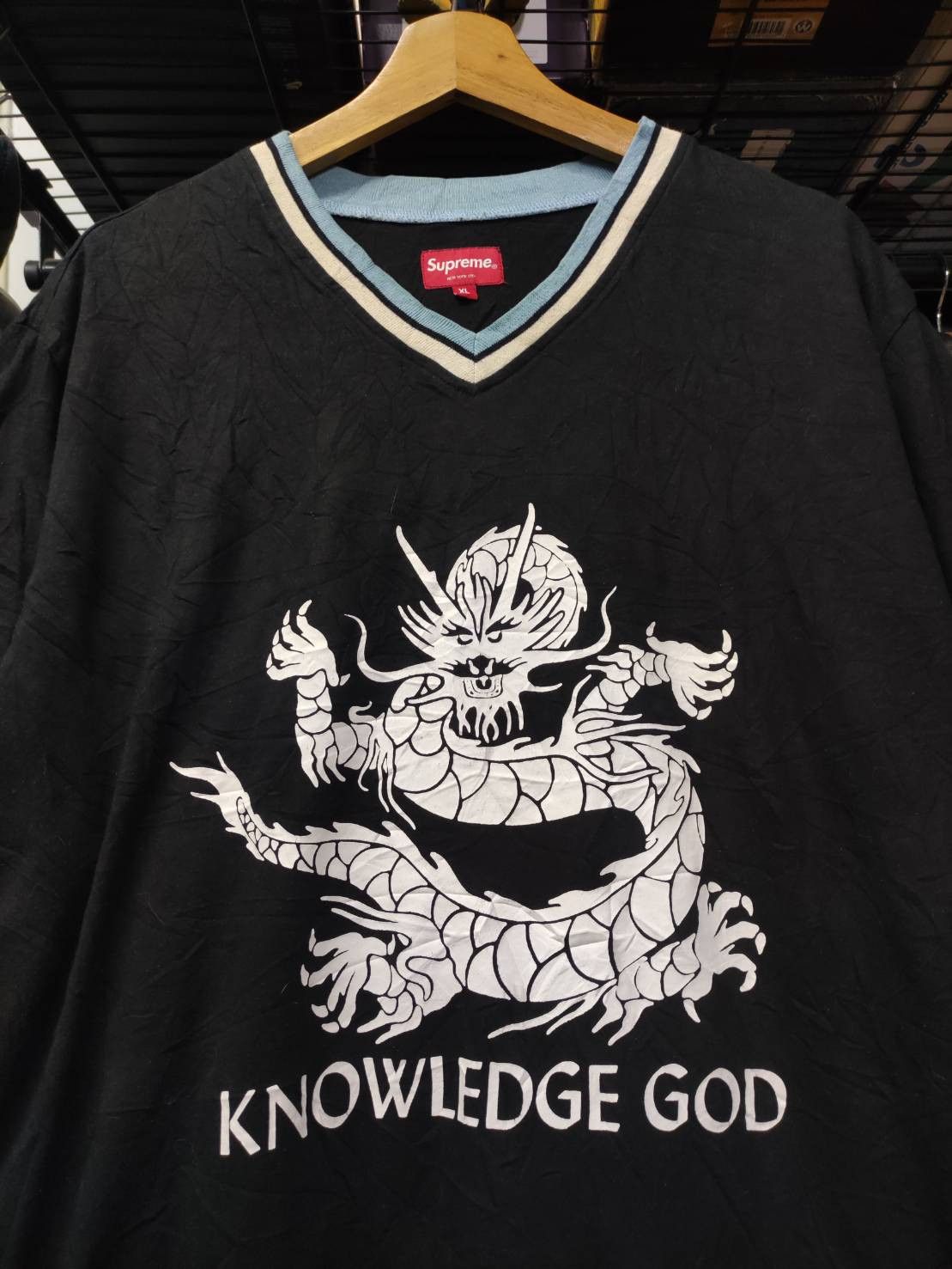 Supreme Supreme Knowledge God Practice Jersey S/S 18 Size US XL / EU 56 / 4 - 2 Thumbnail