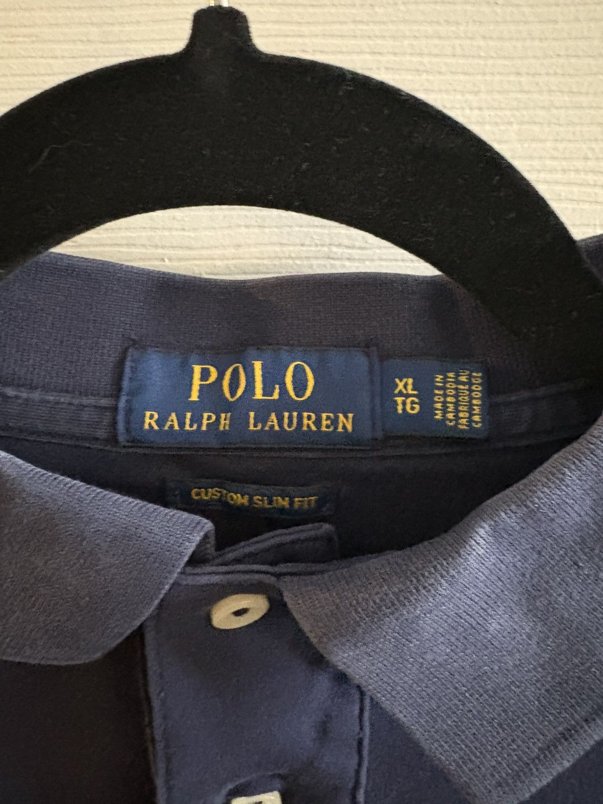 Polo Ralph Lauren Polo Ralph Lauren Custom Slim Fit Polo – Navy (Size XL) Size US XL / EU 56 / 4 - 2 Thumbnail