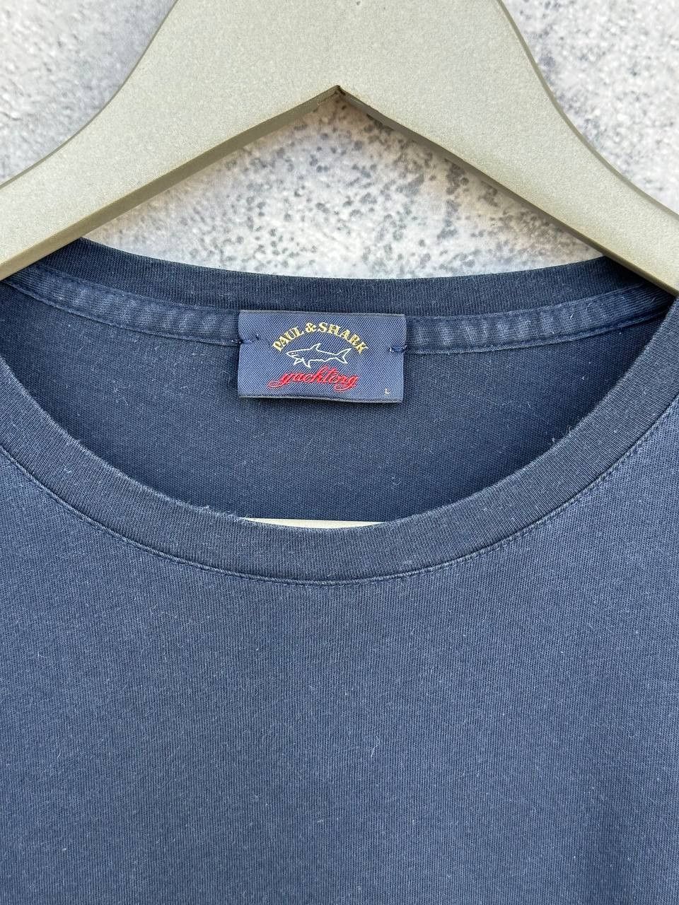 Paul & Shark Paul & Shark T-Shirt Navy All Over Print Made In Italy SS Size US L / EU 52-54 / 3 - 8 Thumbnail