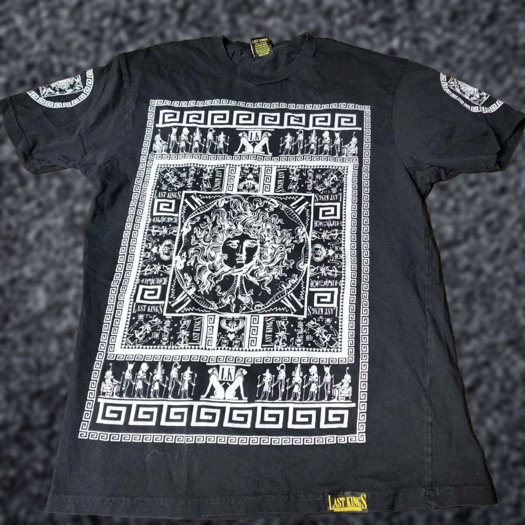 Last Kings Last Kings T Shirt Egyptian Hieroglyphics Tyga Hip Hop Double Sided Mens M Size US M / EU 48-50 / 2 - 1 Thumbnail
