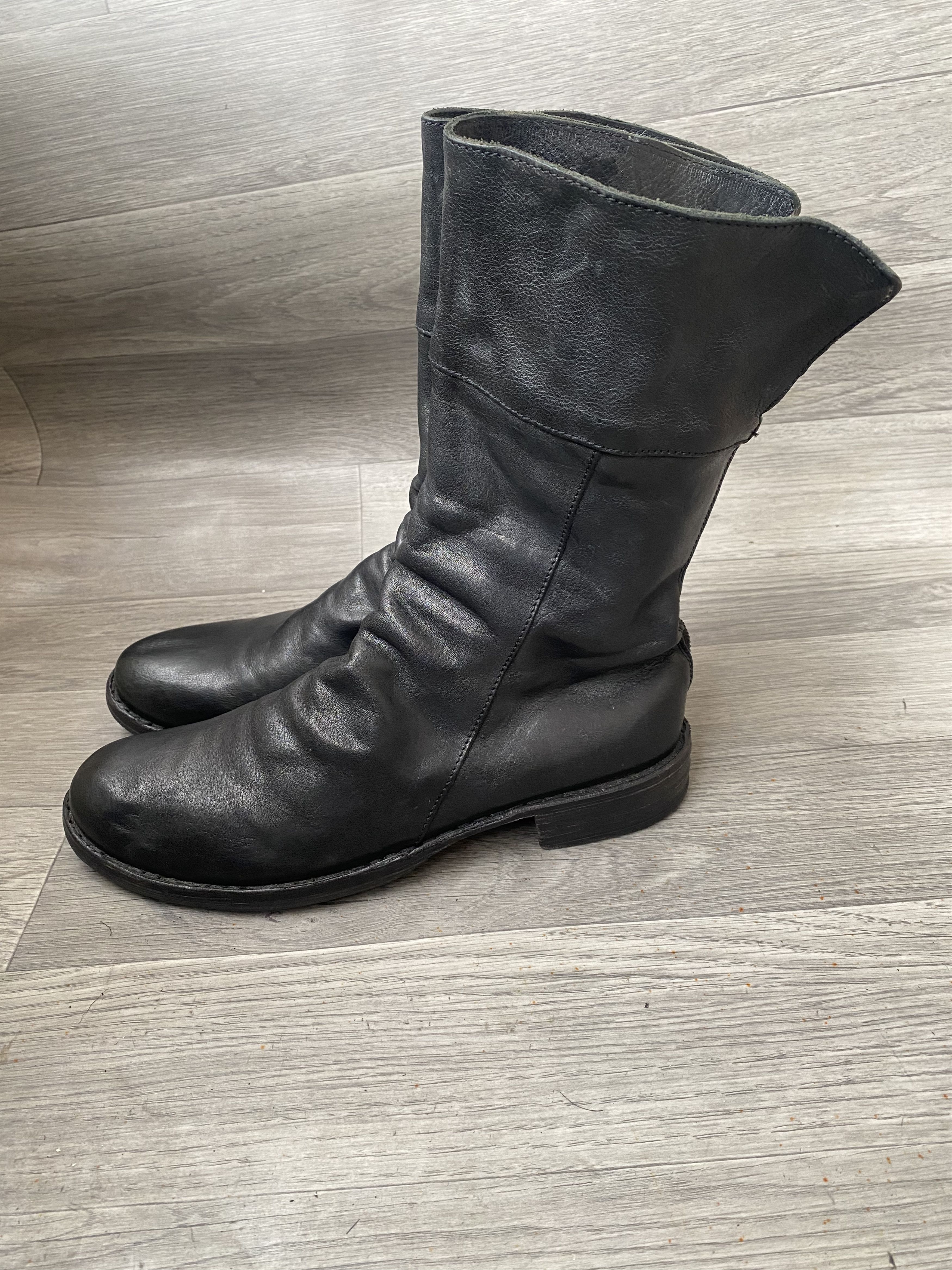 Fiorentini + Baker guidi style back zip up fiorentini baker boots sz 40.5 Size US 7.5 / EU 40-41 - 4 Thumbnail