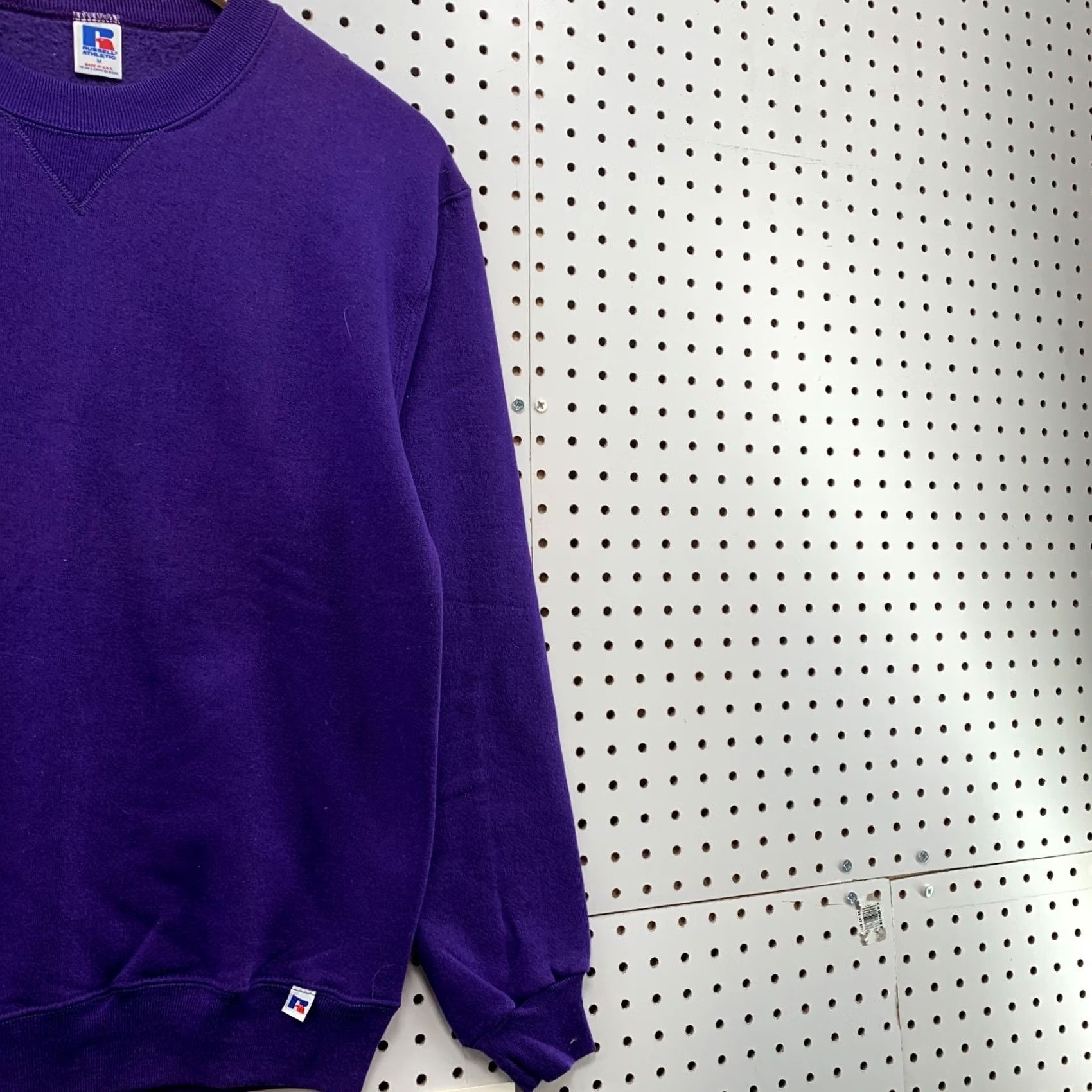 Russell Athletic VINTAGE Russell Athletic Sweatshirt Mens M Purple USA Crewneck 80s Size US M / EU 48-50 / 2 - 6 Thumbnail