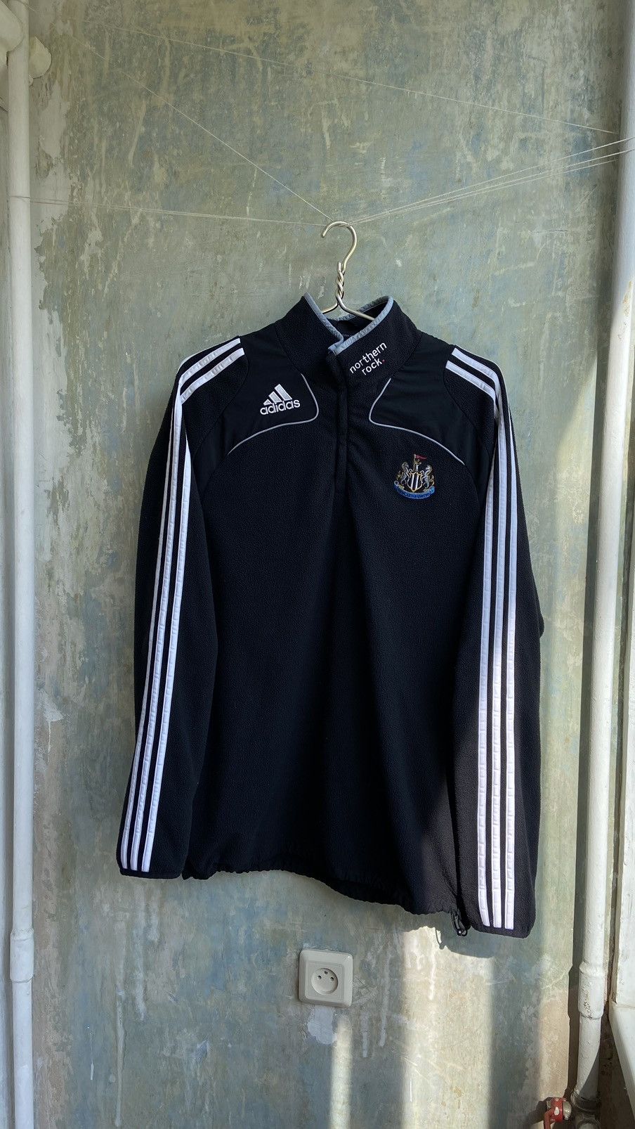 Adidas × Vintage Vintage Adidas Newcastle United Fleece Sweater Size US L / EU 52-54 / 3 - 2 Thumbnail