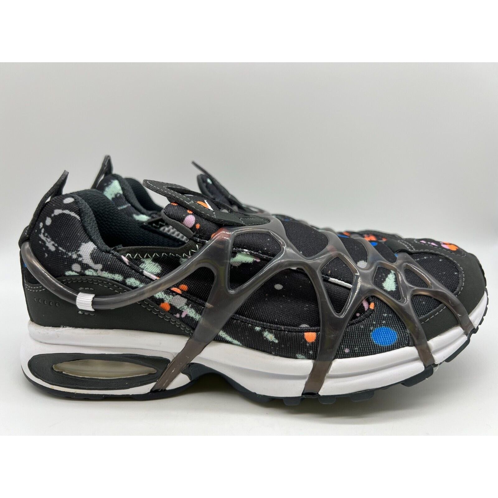 Nike Air Kukini Paint Splatter Black Running Men's Size 8.5 Shoes
