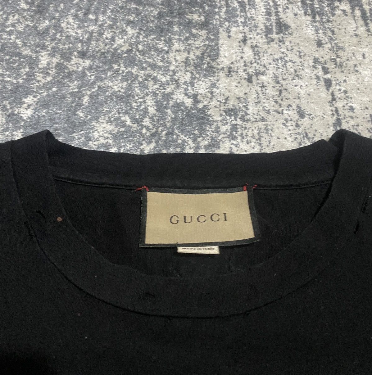Gucci Luxury women Gucci big logo with Small flower on back Size L / US 10 / IT 46 - 8 Thumbnail