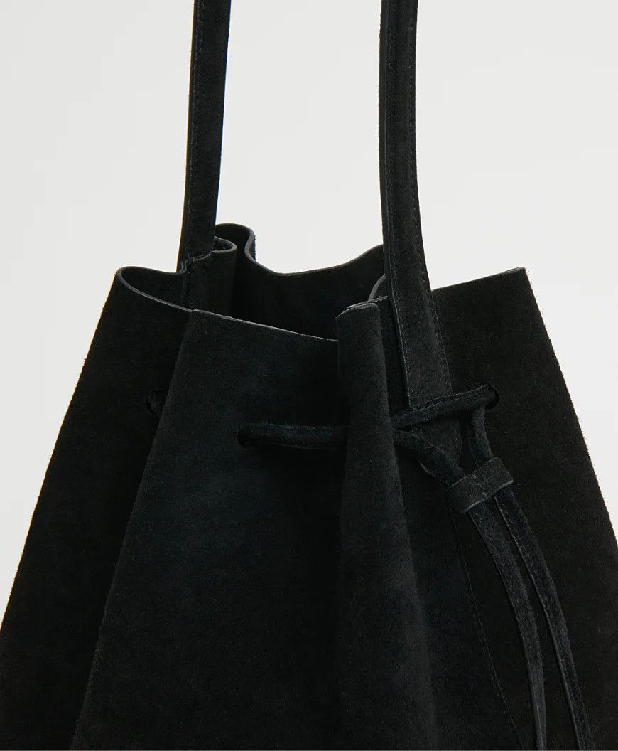 Mansur Gavriel os11x0326 Size: OS / Drawstring Cabas Bag in Black Size ONE SIZE - 5 Thumbnail
