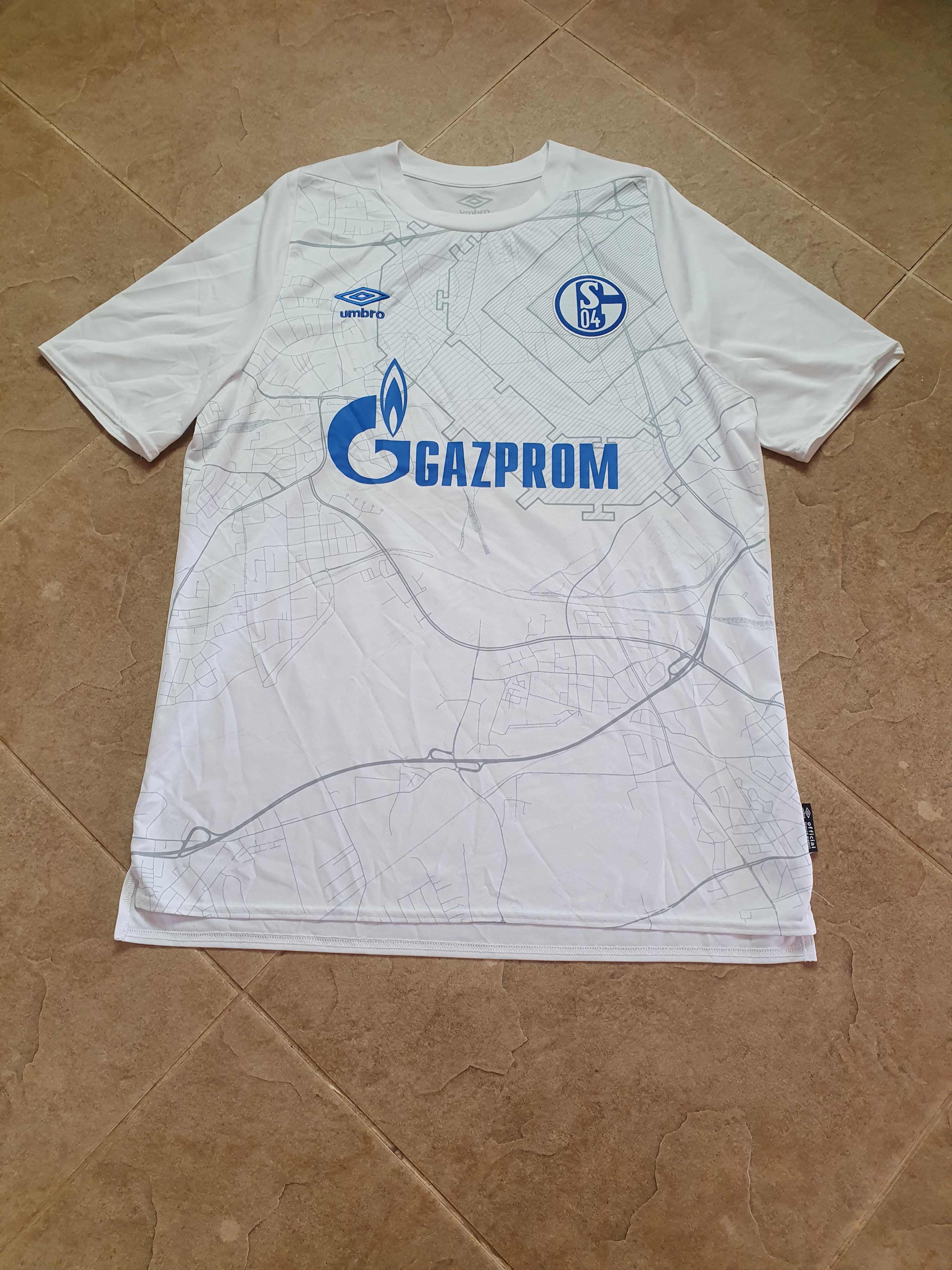 Umbro Jersey SOCCER FOOTBALL vintage t-shirt UMBRO FC SCHALKE 04 Size US XL / EU 56 / 4 - 6 Thumbnail