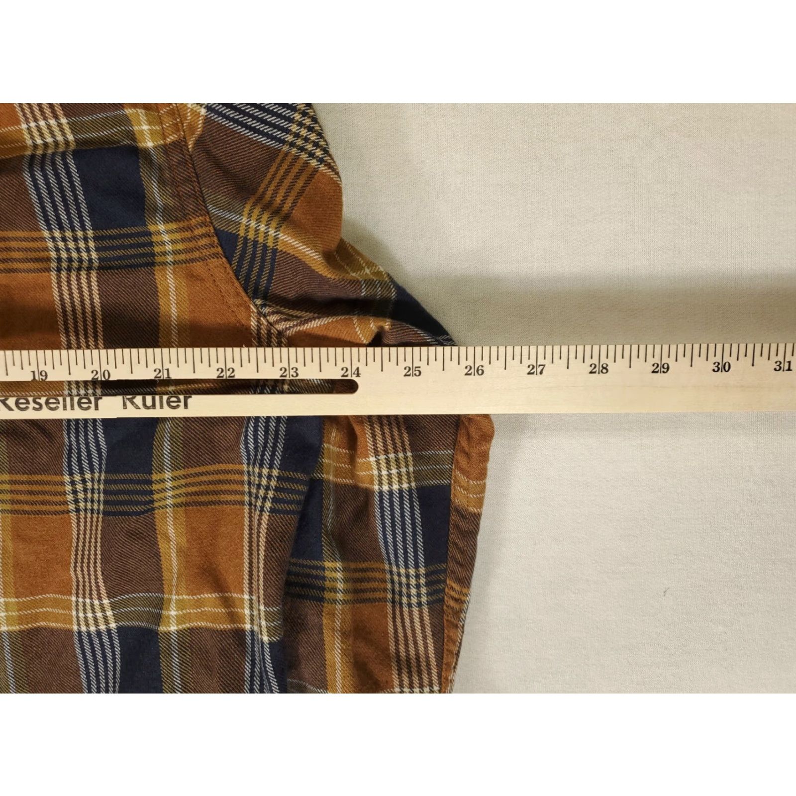 Wallace & Barnes Wallace & Barnes Plaid Flannel Button Up Shirt Blue Brown L Mens Long Sleeve Multicolor Button-Up Shirt Size US L / EU 52-54 / 3 - 6 Thumbnail