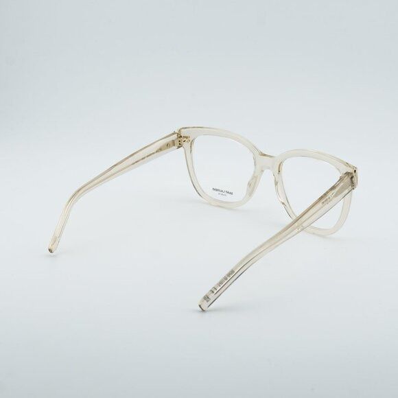 Saint Laurent Paris Saint Laurent SLM97 009 Eyeglasses Transparent Yellow 54mm Size ONE SIZE - 5 Thumbnail