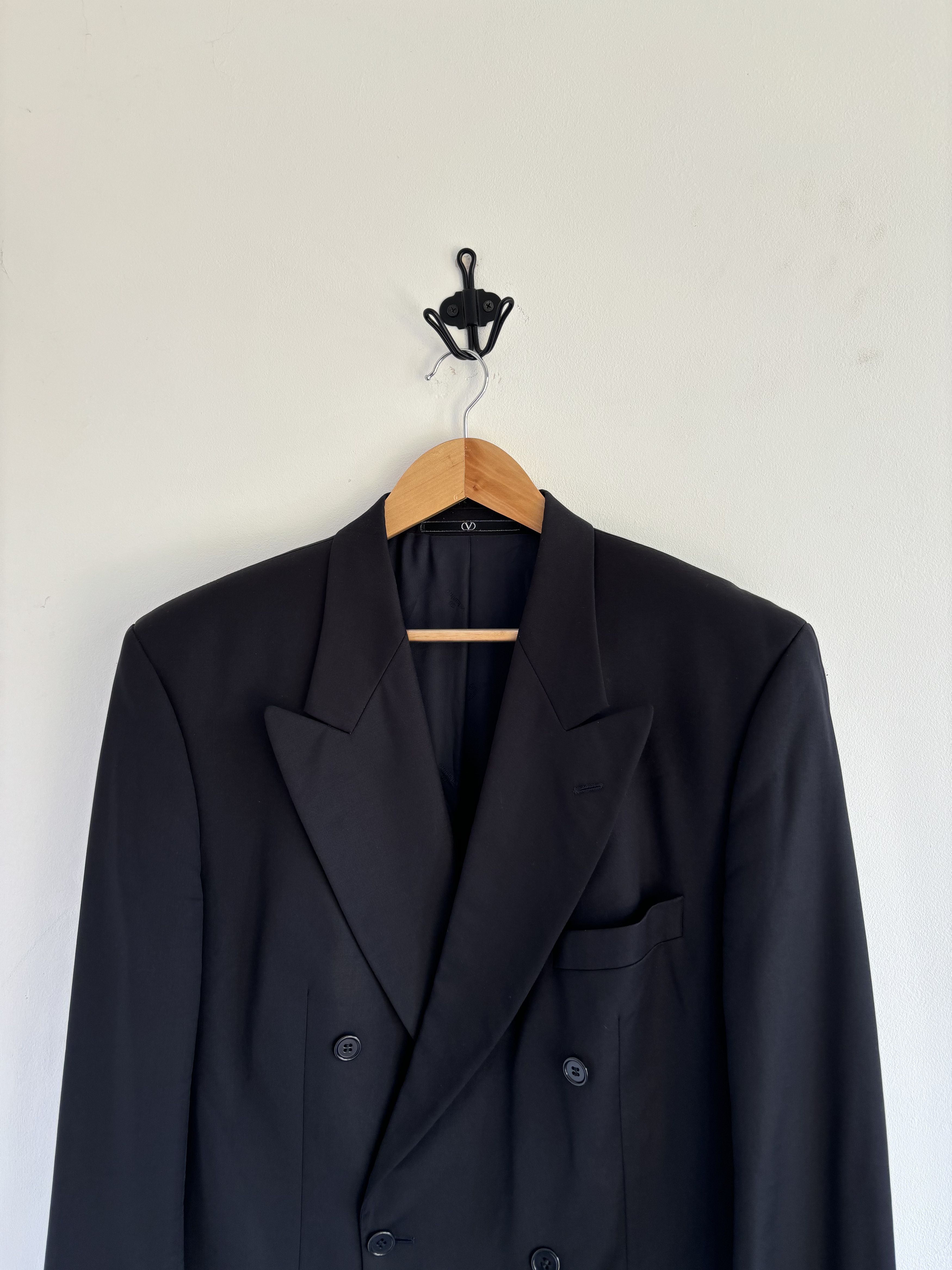 Valentino Vintage Valentino Double Breated Wool Blazer size 50 Size 50R - 2 Thumbnail