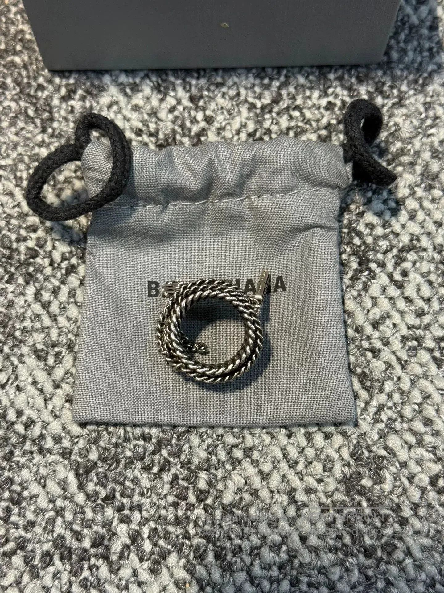 Balenciaga Balenciaga Silver Chain Ring. Size ONE SIZE - 5 Thumbnail