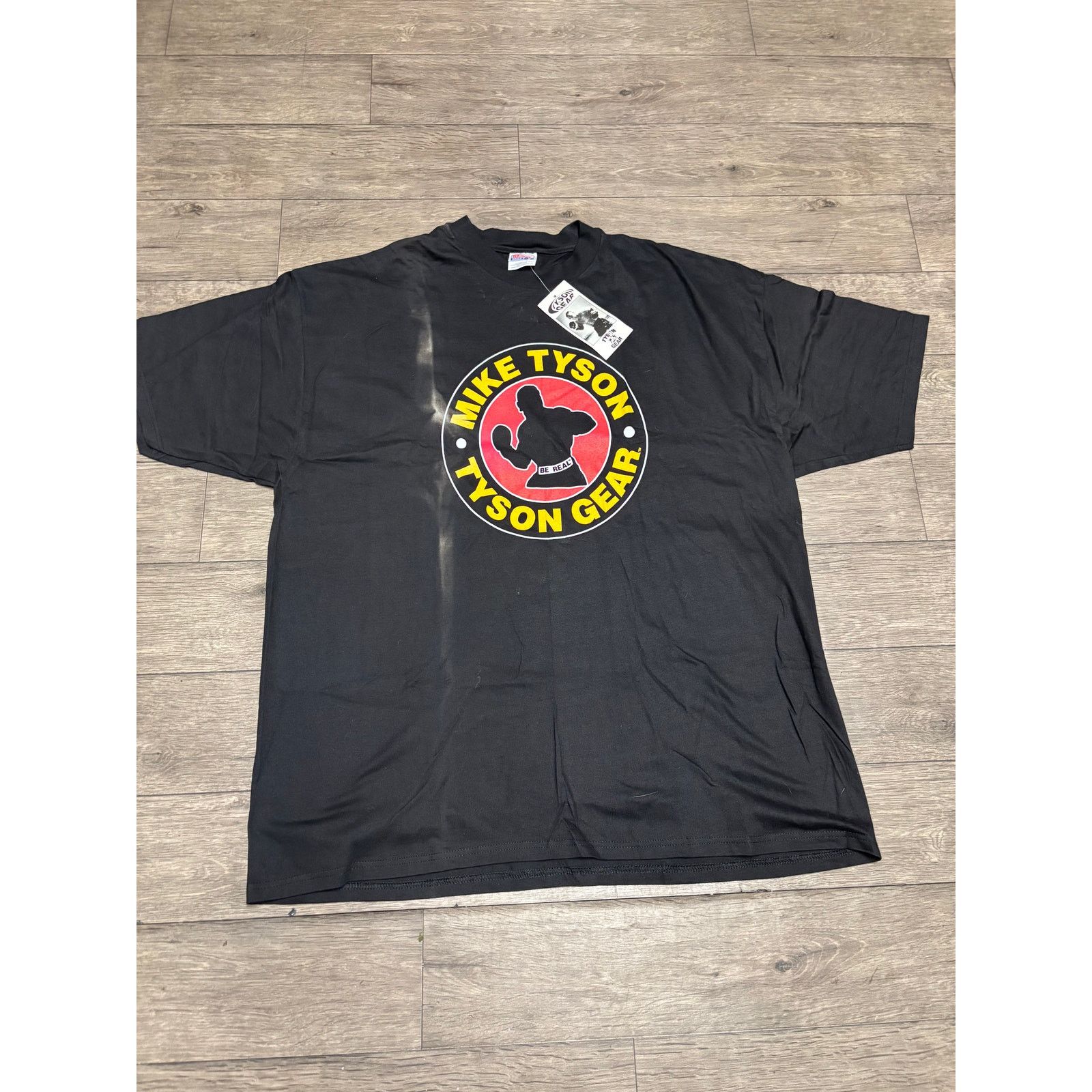 Vintage Vintage NWT Mike Tyson Tyson Gear Sz 3XL Black Tee Size US XXL / EU 58 / 5 - 1 Thumbnail