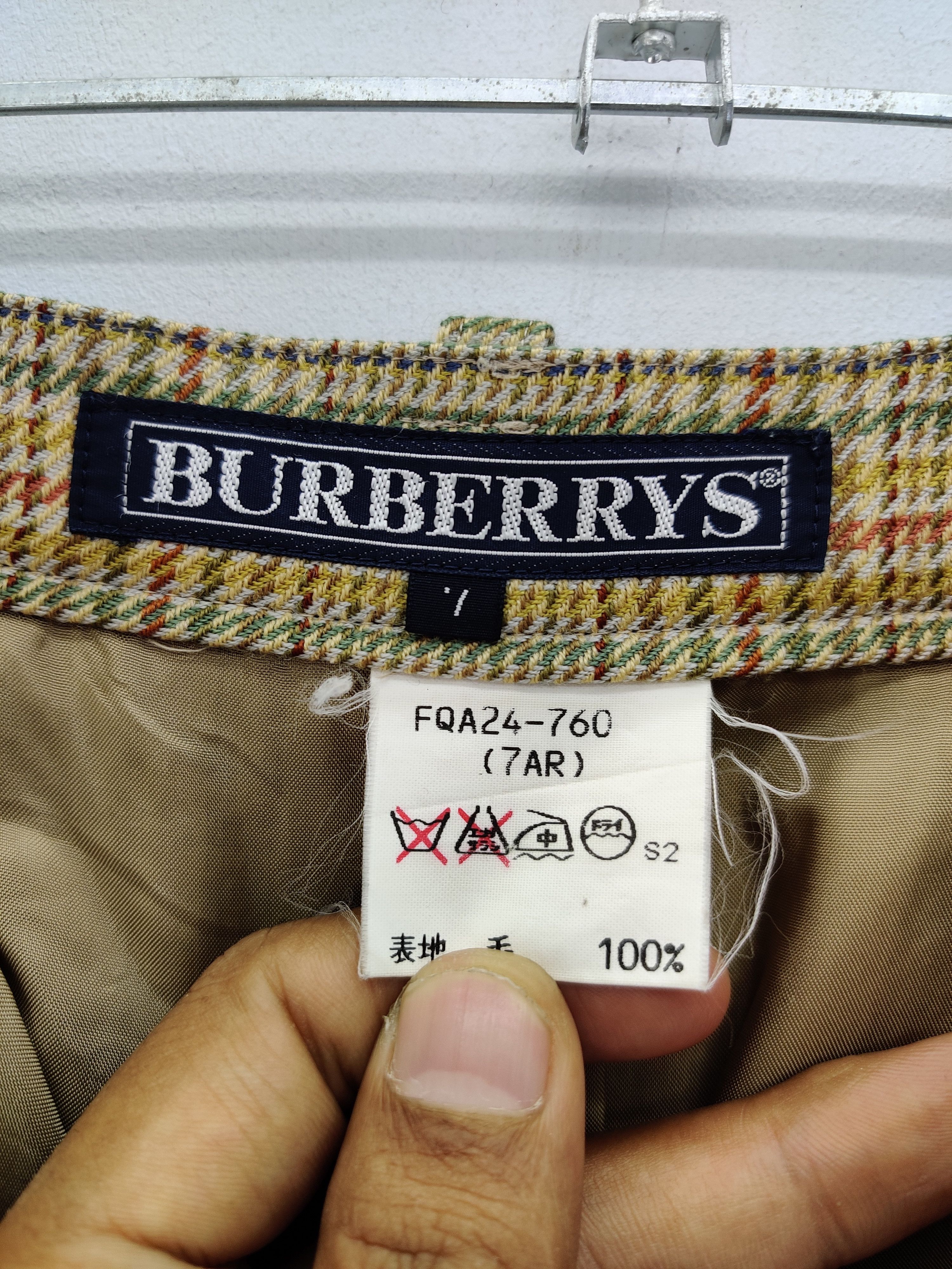 Burberry Vintage Burberrys Checkered Loose Fit Pants Size US 26 / EU 42 - 10 Thumbnail