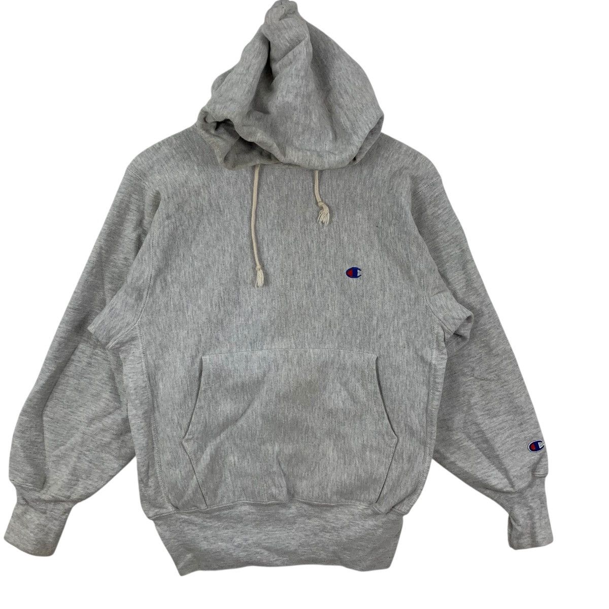 Champion Vintage 90’ CHAMPION REVERSE WEAVE Gray Pullover Hoodie Size M / US 6-8 / IT 42-44 - 5 Thumbnail