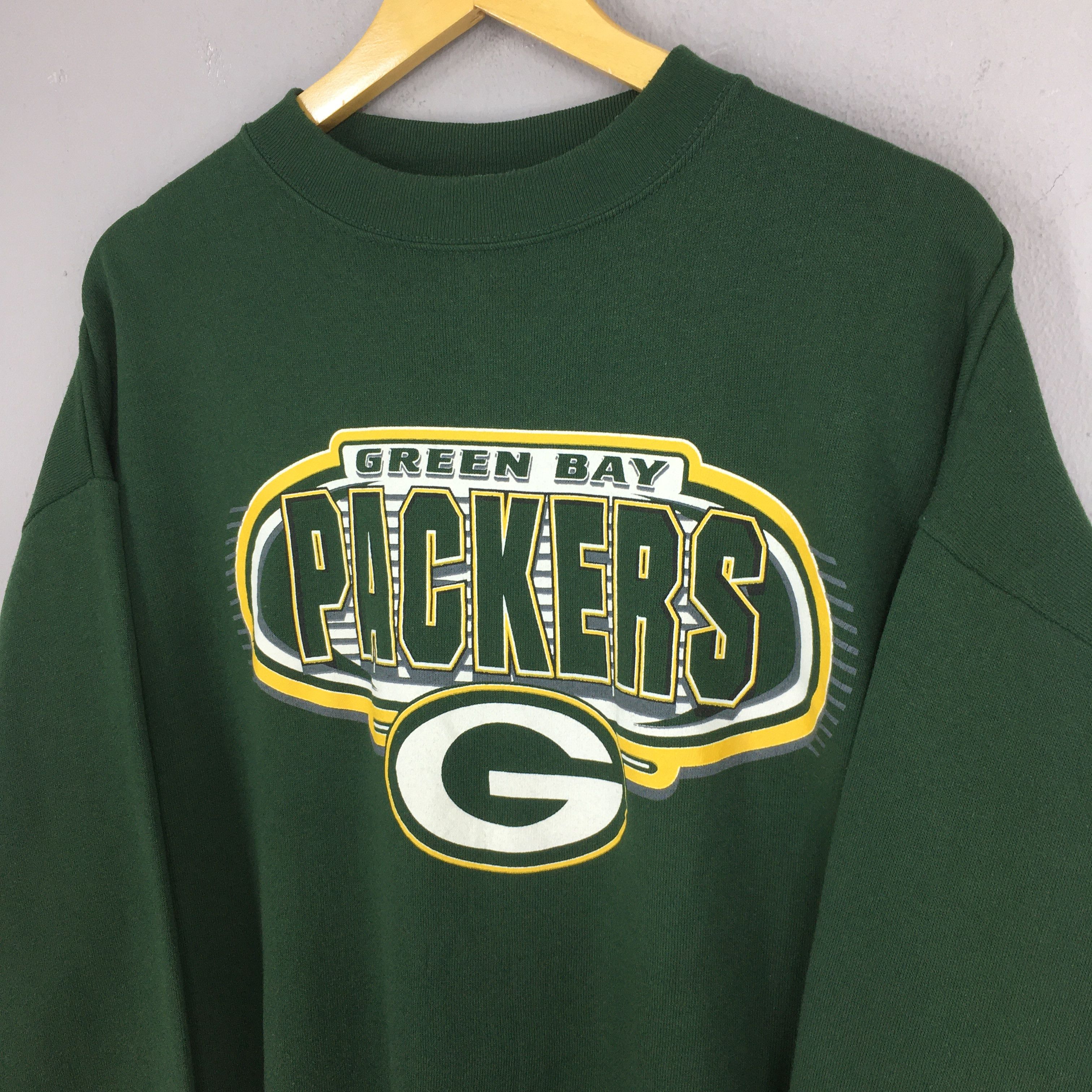 NFL Vintage 90s Green Bay Packers Football NFC Sweatshirt XLarge Size US XL / EU 56 / 4 - 3 Thumbnail