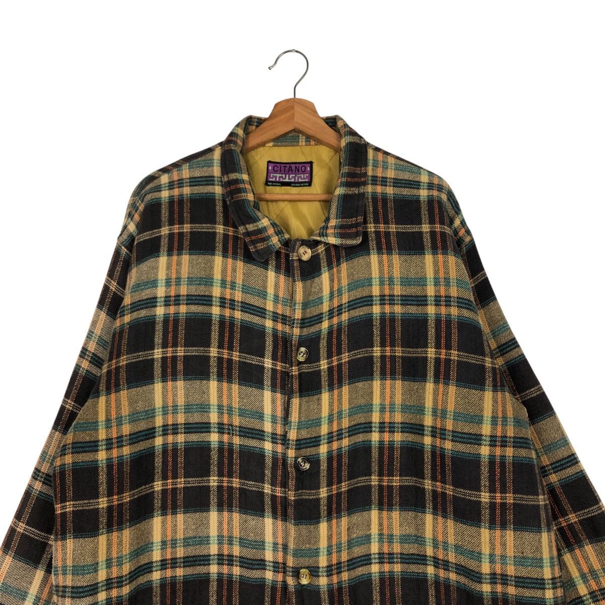 Japanese Brand × Vintage 📌Vintage Flannel Shirt Jacket Citano Tartan Issey Miyake Size US L / EU 52-54 / 3 - 4 Thumbnail