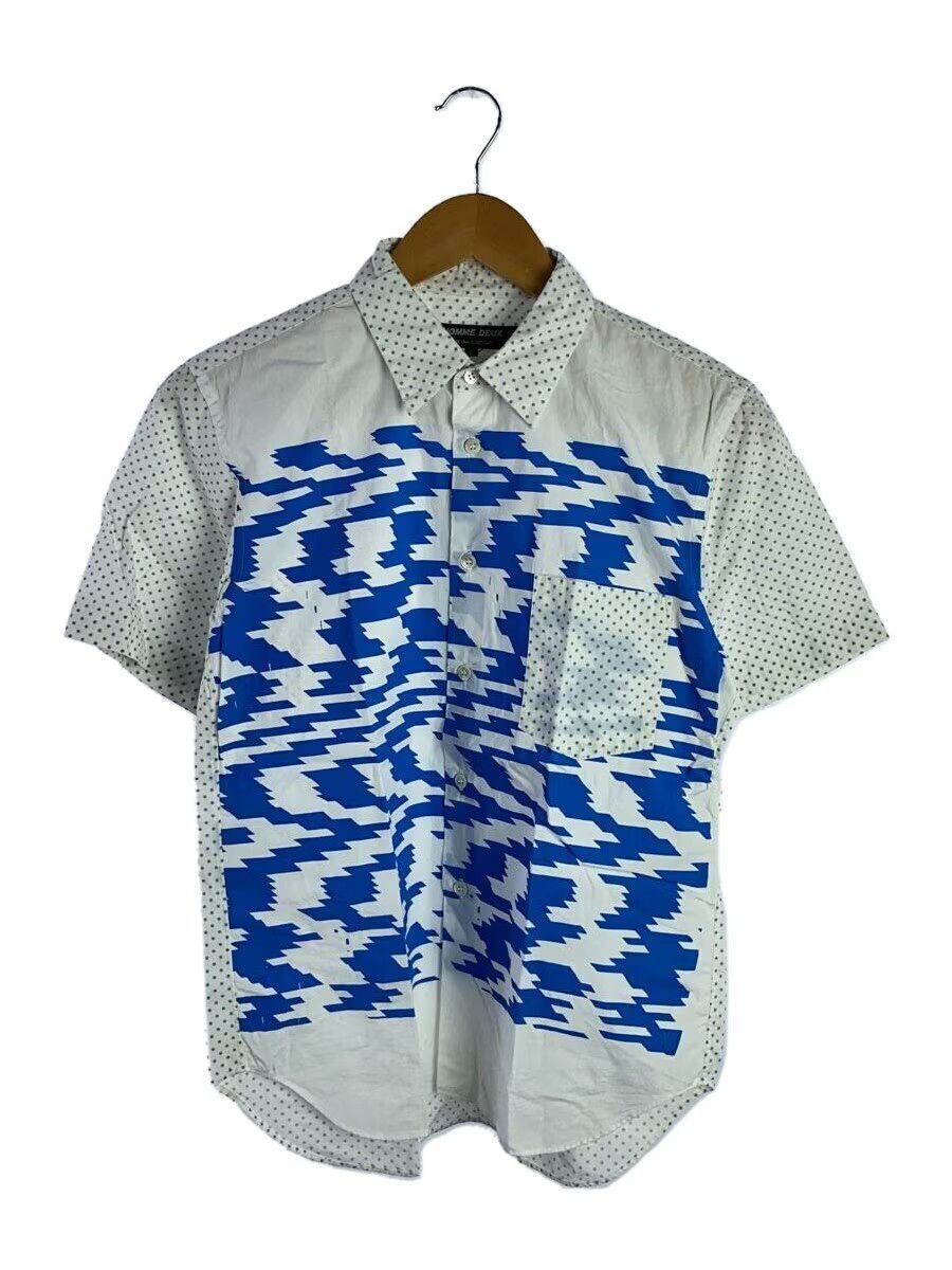 Comme des Garcons × Comme des Garcons Homme Deux Pixel Print Short Sleeve Button Shirt Size US XS / EU 42 / 0 - 1 Thumbnail