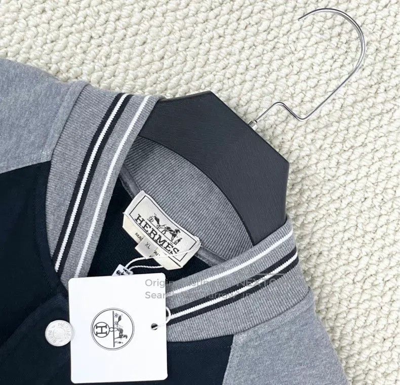 Loewe Loewe Color-Blocked Striped Embroidered H Logo Baseball Ja Size US XL / EU 56 / 4 - 3 Thumbnail