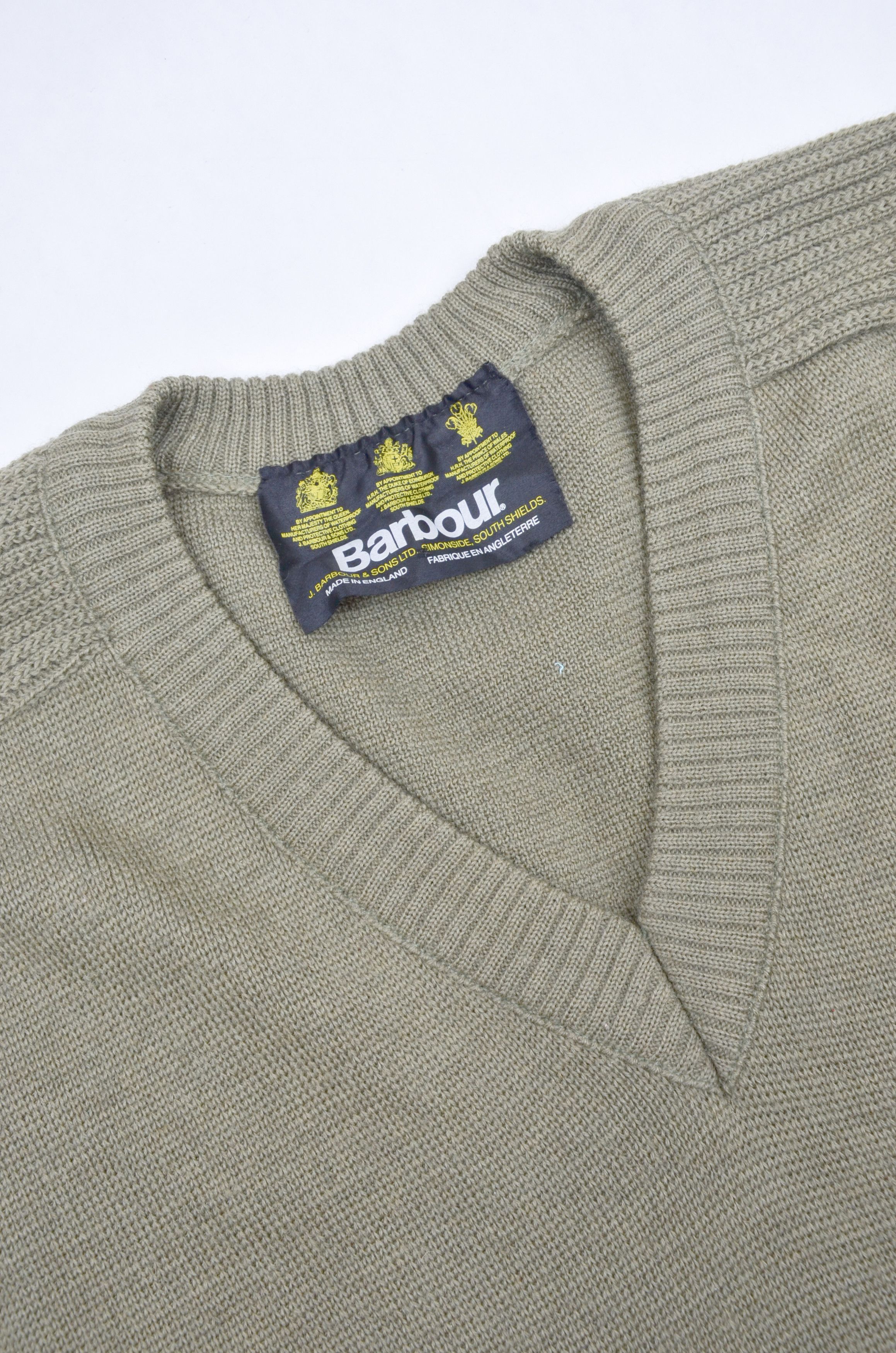 Barbour Barbour Military Wool Sweater – Olive Green - Size L Size US L / EU 52-54 / 3 - 6 Thumbnail