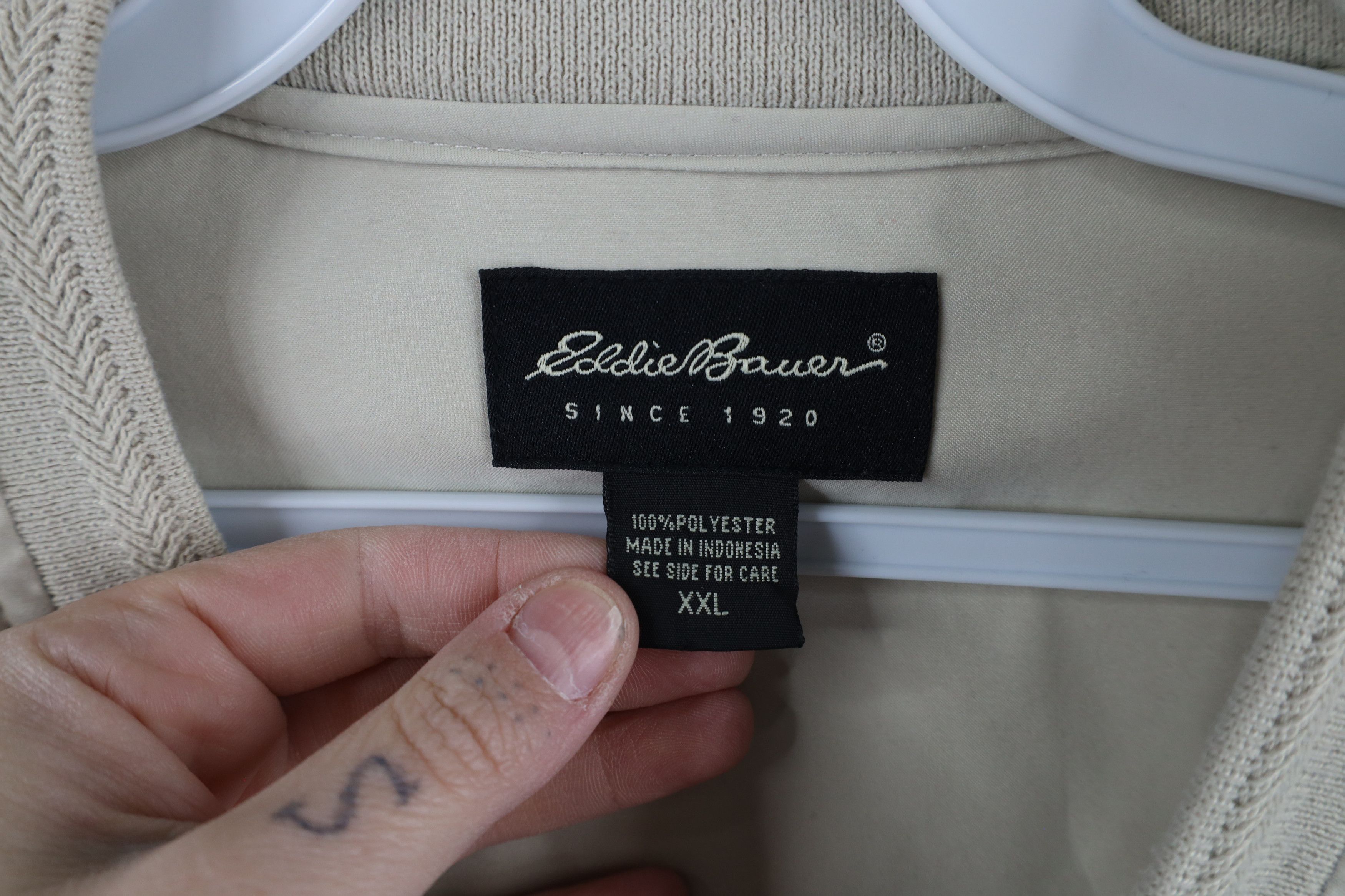 Eddie Bauer × Vintage Vintage 90s Eddie Bauer Spell Microfiber Windbreaker Jacket Size US XXL / EU 58 / 5 - 6 Thumbnail