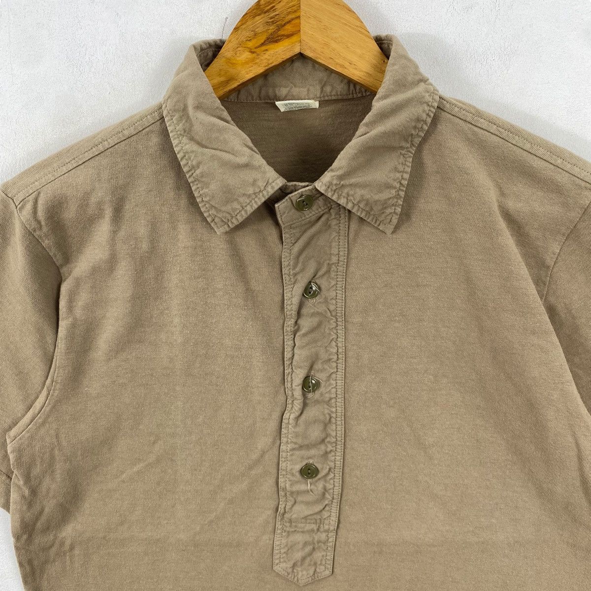 OMNIGOD OMNIGOD JAPAN Brown Polo Shirt Size 3 Size US M / EU 48-50 / 2 - 3 Thumbnail