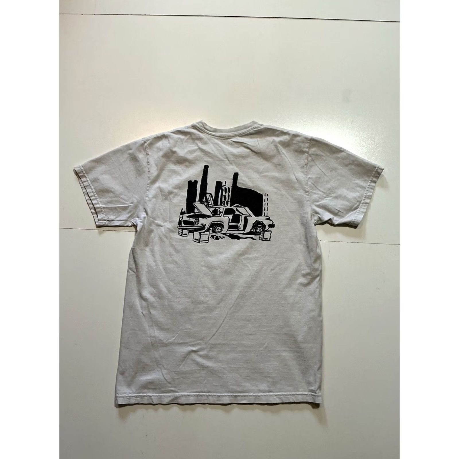 Fucking Awesome VINTAGE Fucking Awesome Boxing Auto Car White Black Graphic S/S Crewneck T-Shirt M Mens Size US M / EU 48-50 / 2 - 3 Thumbnail