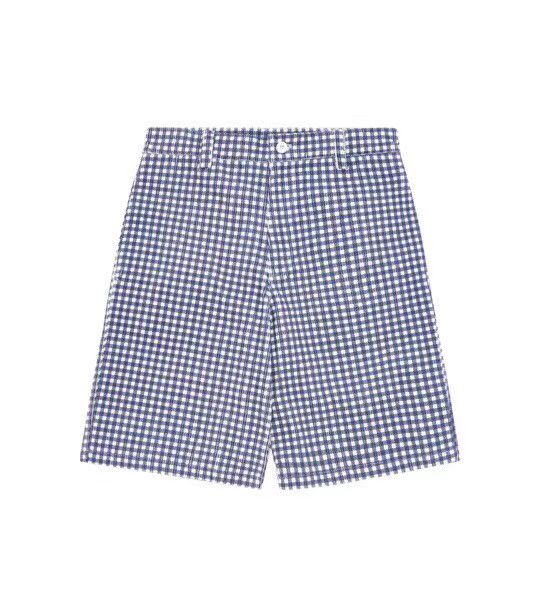 Billionaire Boys Club Billionaire Boys Club Blue and White Plaid Shorts Size US 34 / EU 50 - 1 Thumbnail