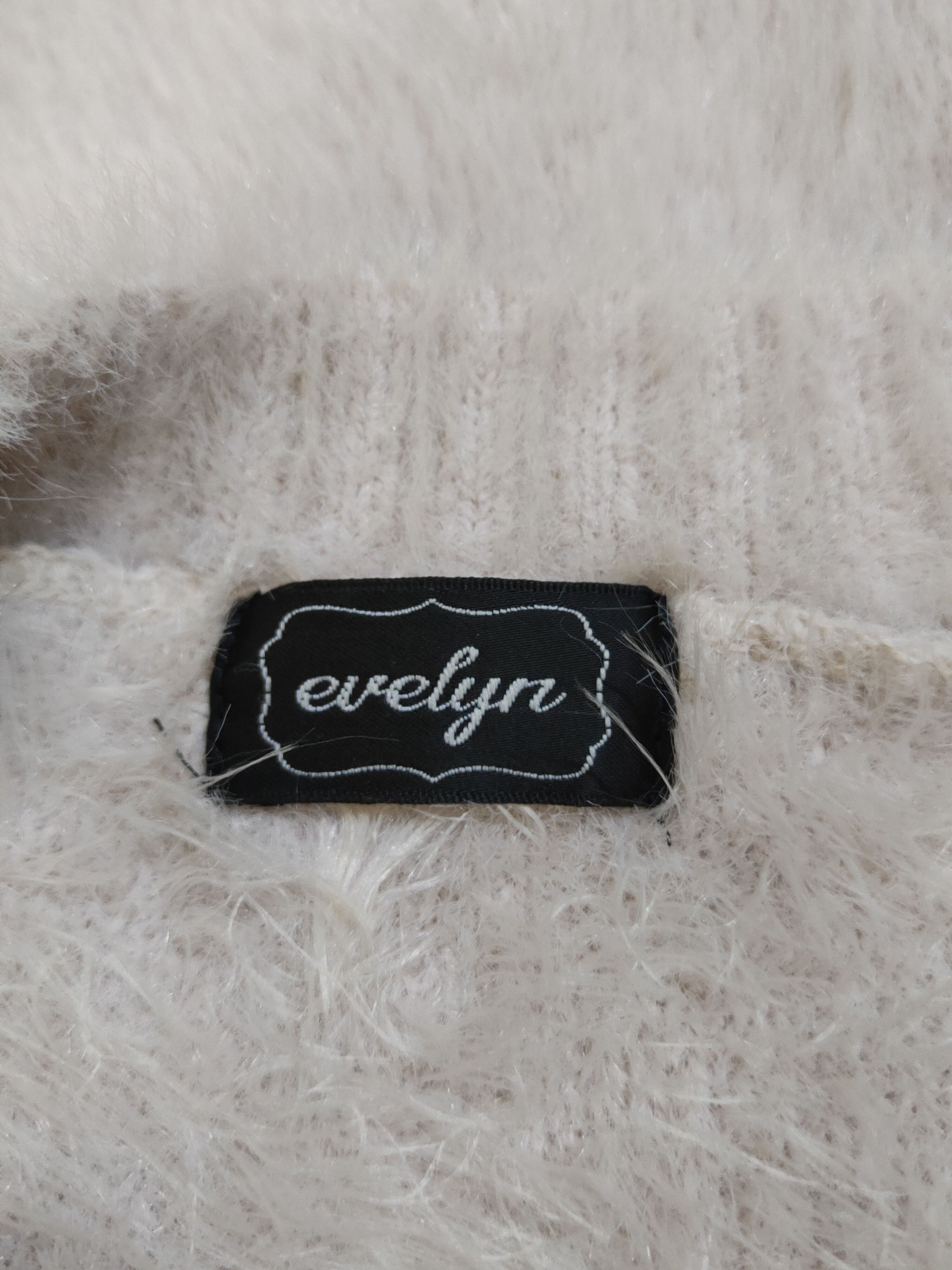 Homespun Knitwear Evelyn Beige Fur Mohair Knitwear Cardigan #S2282 Size L / US 10 / IT 46 - 13 Thumbnail