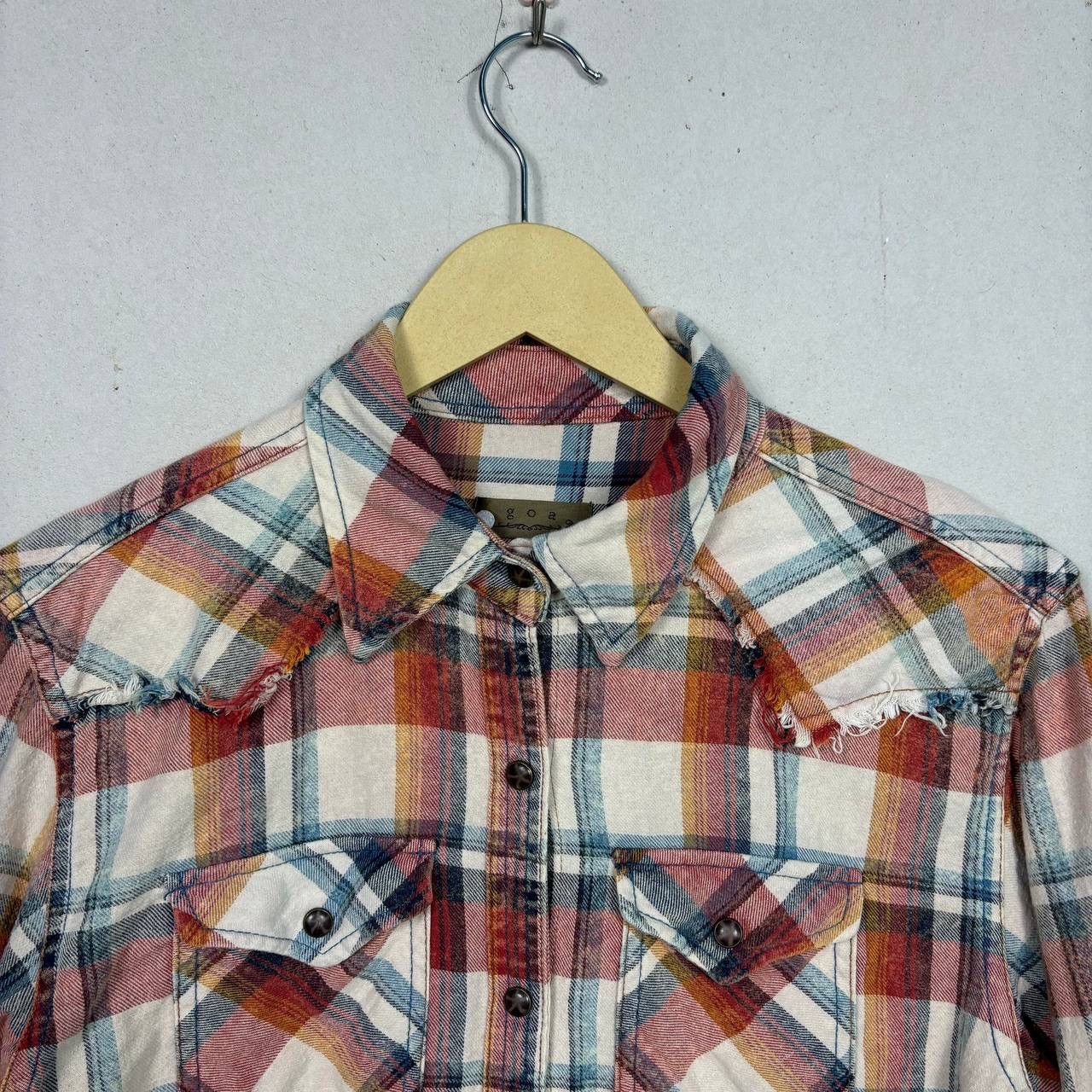 GOA GOA Japanese Brand Western Flannel Distressed Plaid Archive Size US S / EU 44-46 / 1 - 4 Thumbnail